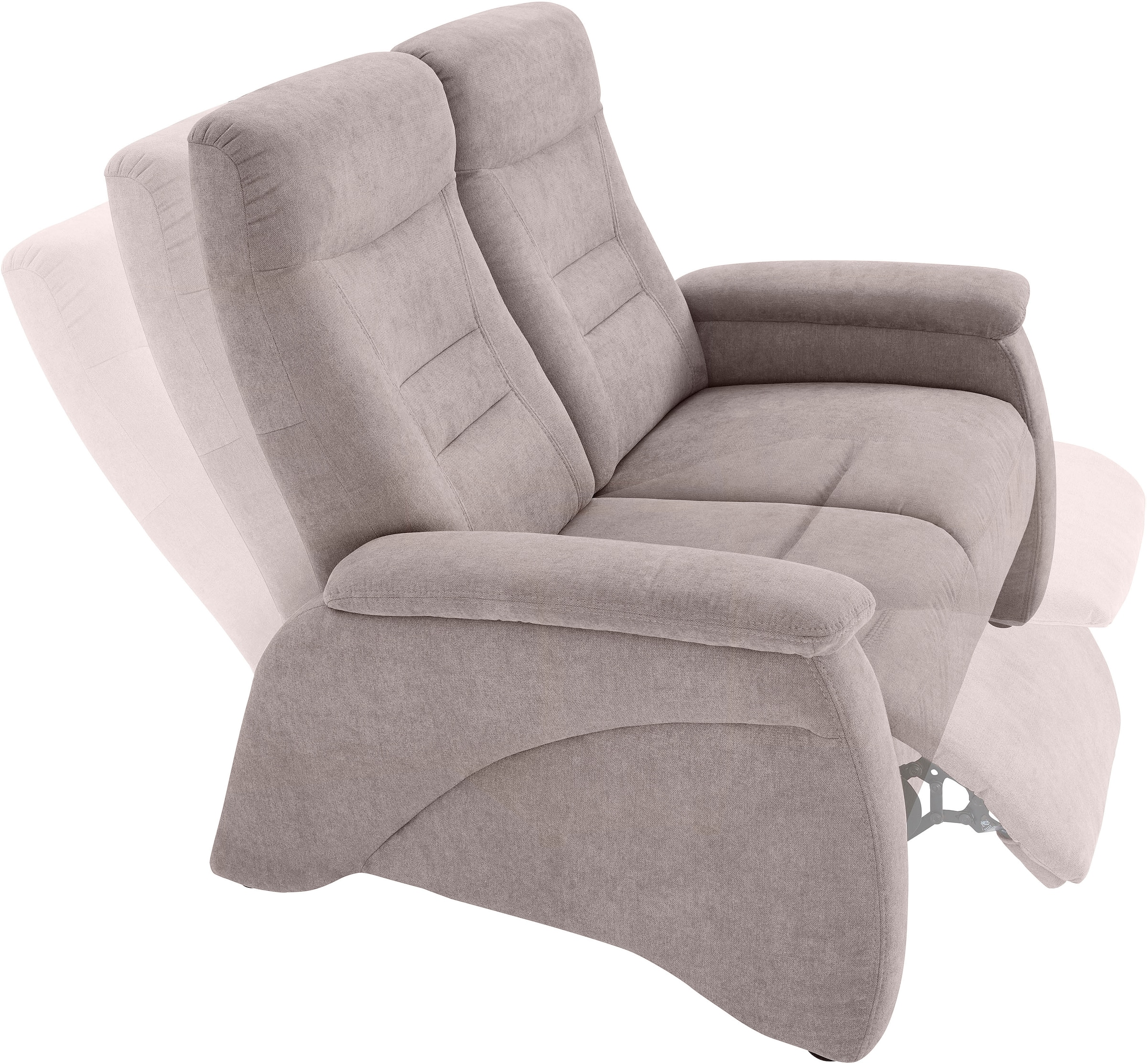 exxpo - sofa fashion 2-places »Ascoli, Kinosofa mit hohem Sitzkomfort, bequeme Armlehnen« hoher Rücken, inkl. Relaxfunktion