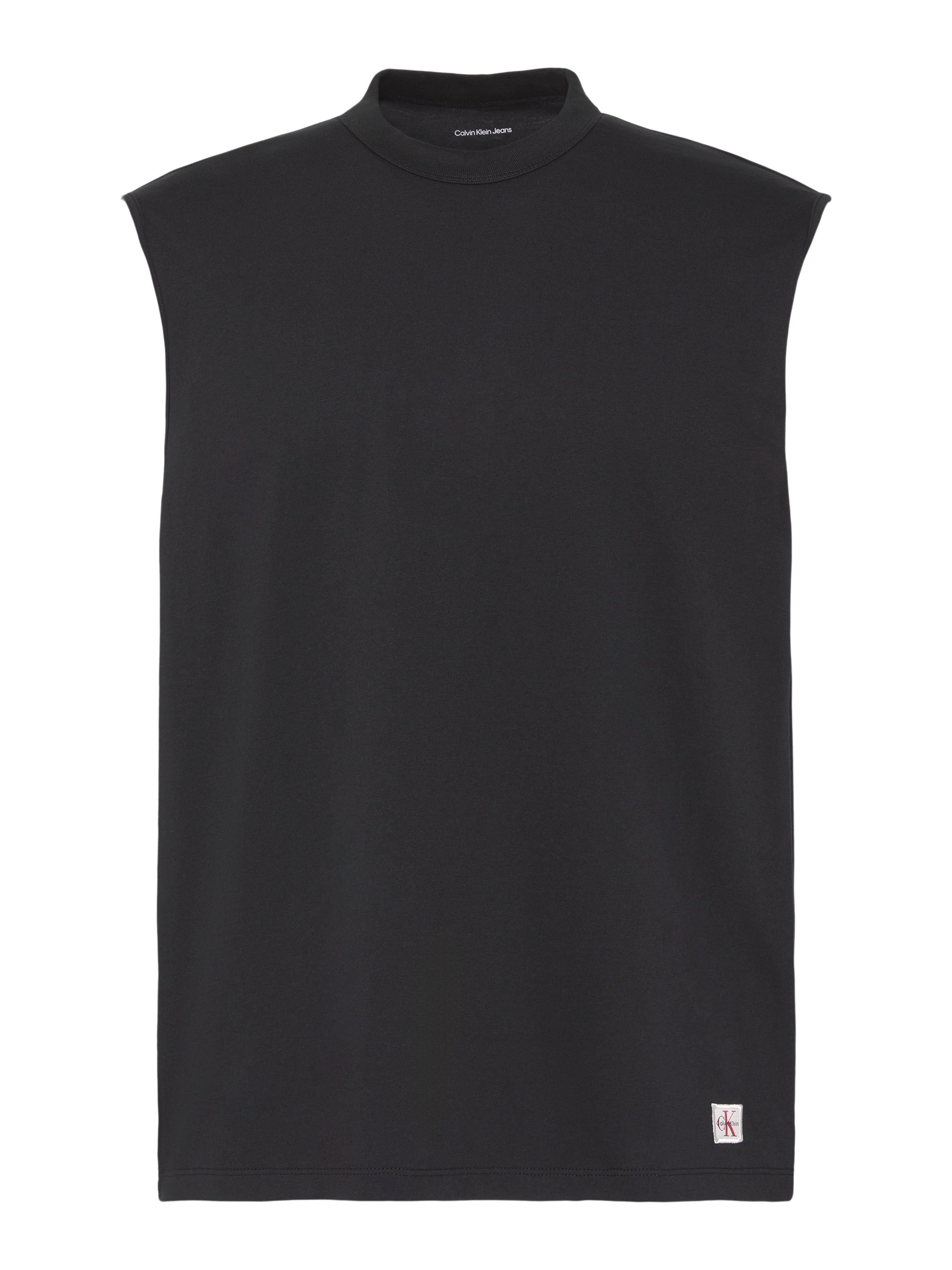 Calvin Klein Tanktop »JERSEY BADGE MUSCLE TANK« Regular fit mit Rundhalsausschnitt