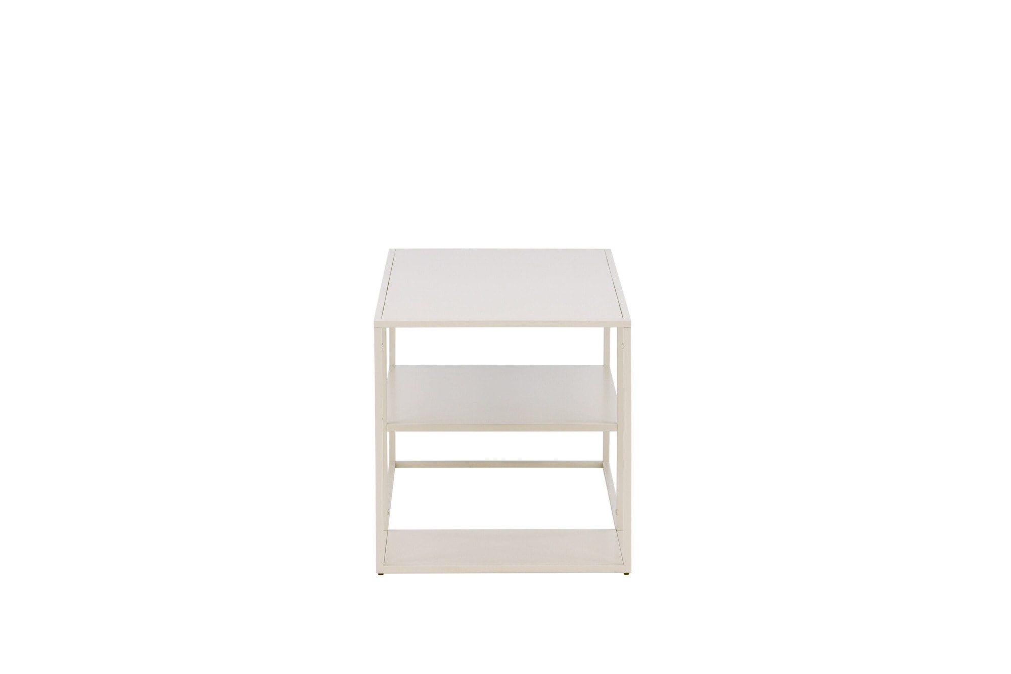 Venture Home Table basse »Staal, Beistelltisch mit Ablageboden, 50 × 50 cm« Table basse, acier laqué poudre, allongée, moderne