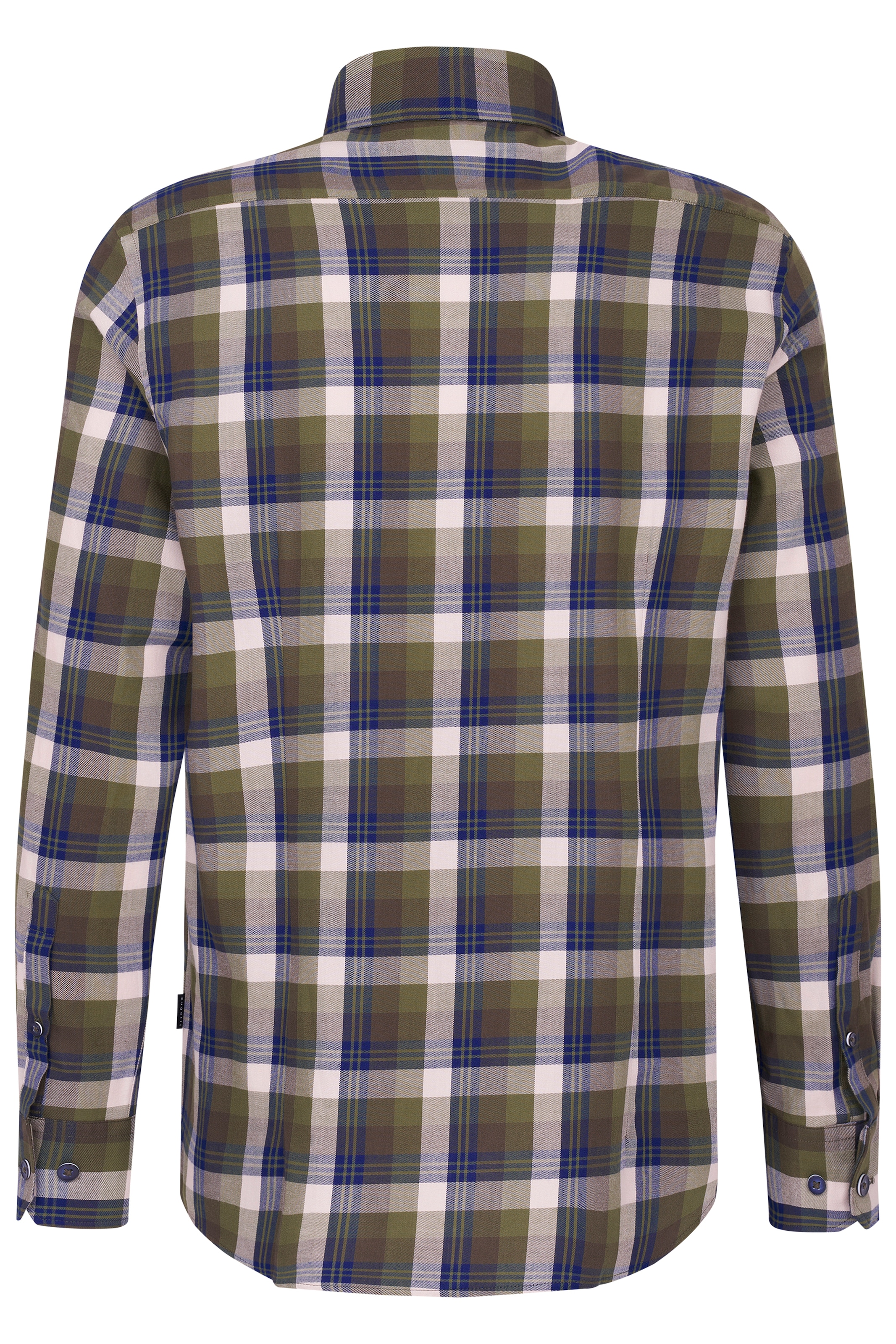 bugatti Langarmhemd mit Brusttasche