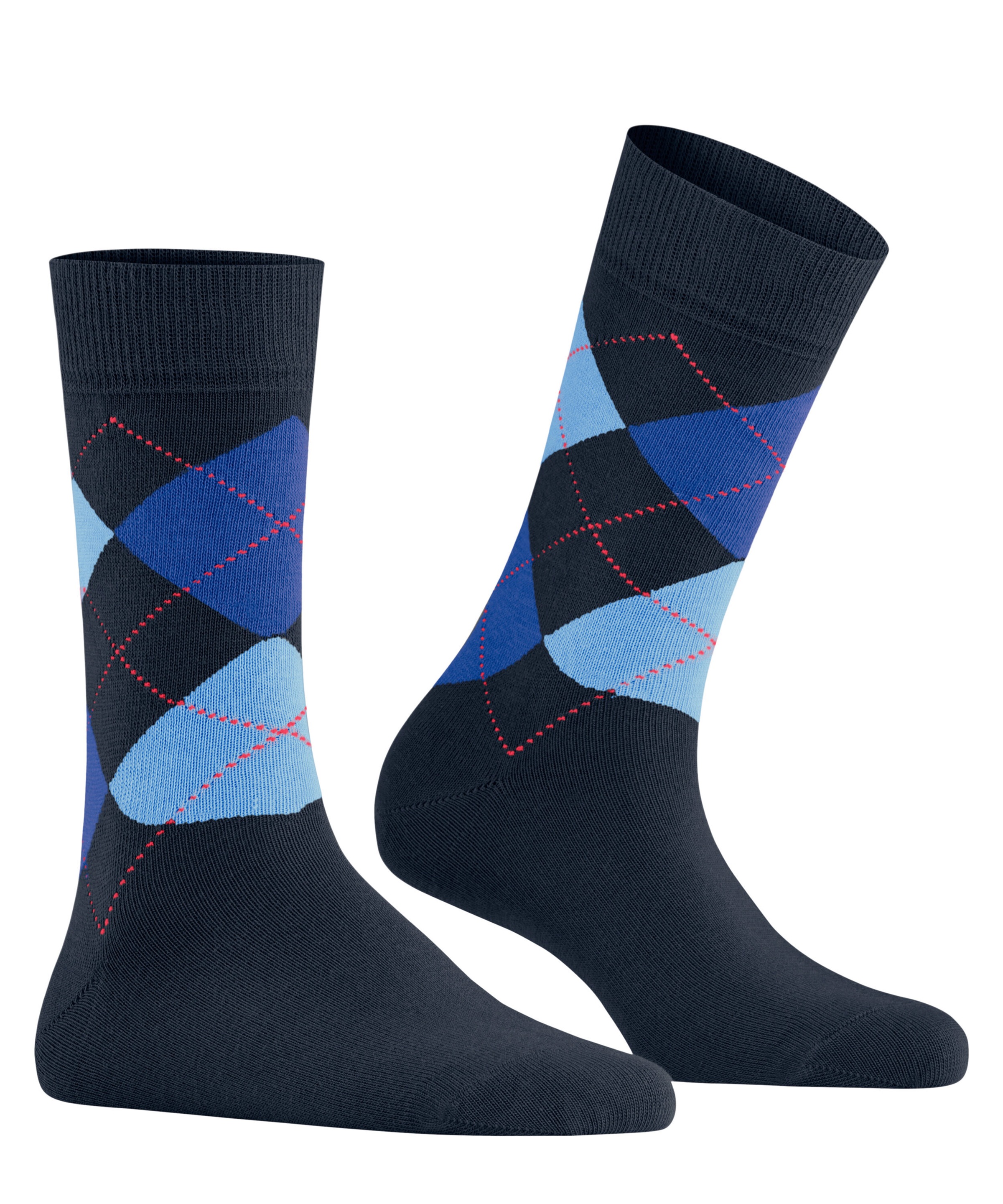 Burlington Chaussettes »Queen« Taille unique 36-41, motif argyle, coton peigné,