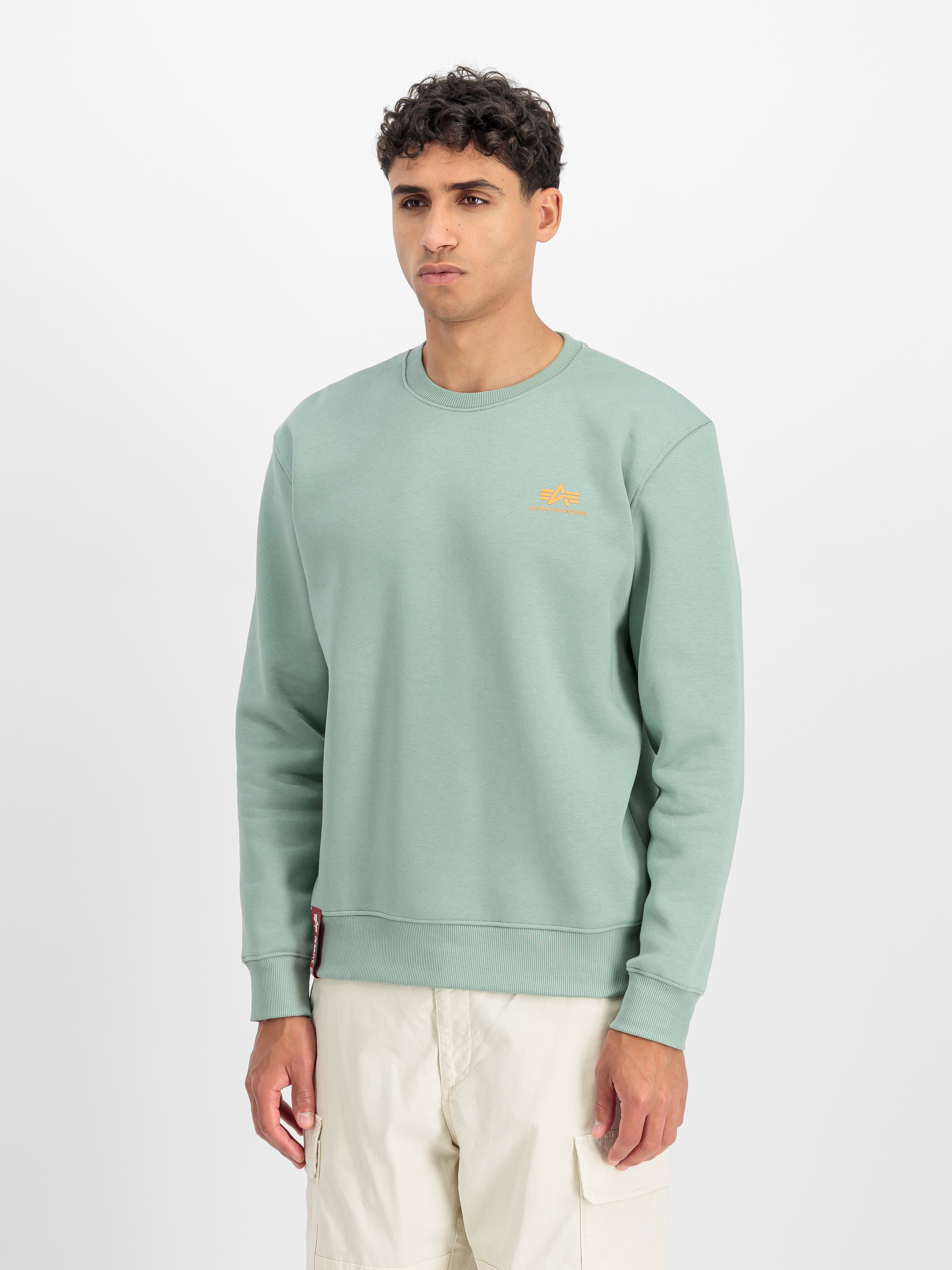 Alpha Industries Sweatshirt »Basic Sweater small Logo«, Baumwollmischung, regular fit
