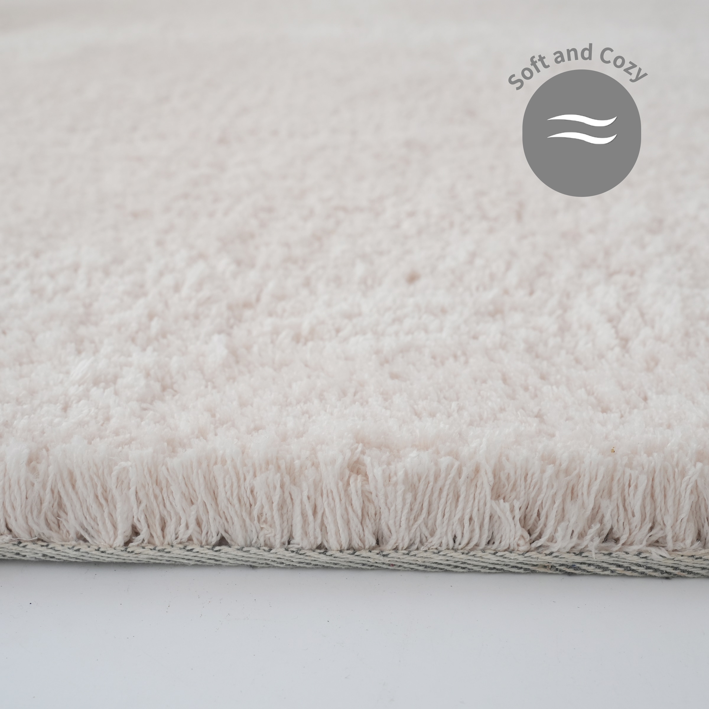 my home Tapis à poils longs »Microfaser Teppich Magong, besonders weich, sehr feiner Flor« Rectangulaire 25 mm Höhe uni, Wohnzimmer, Schlafzimmer, Kinderzimmer, auch rund und als Läufer