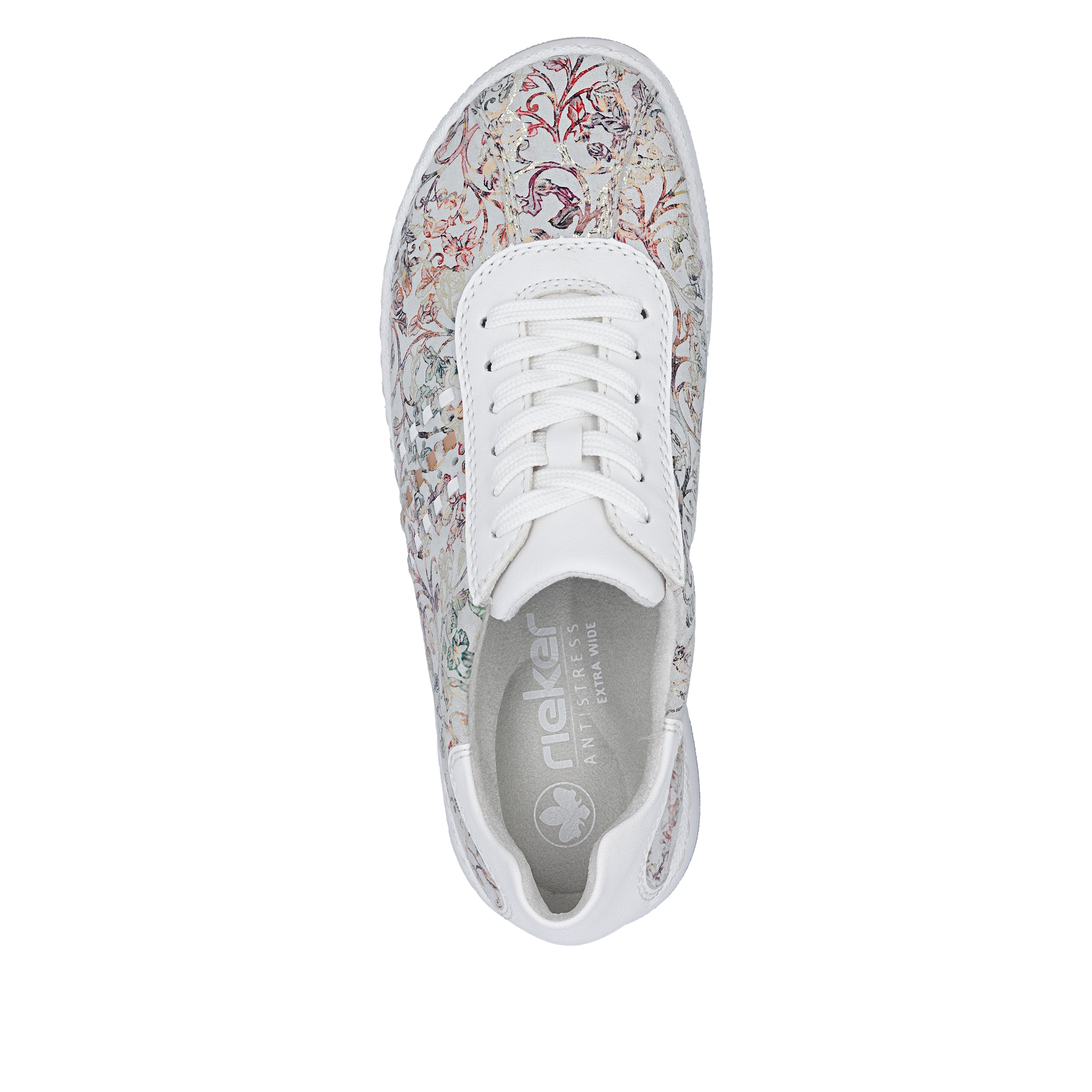 Rieker Sneakers  Chaussure à lacets, chaussure basse, sneaker décontracté à motif floral