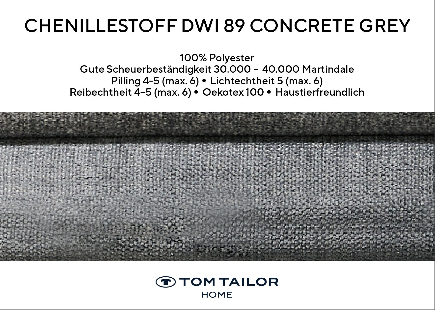 TOM TAILOR HOME Chaise à 4 pieds »LEAF CHAIR« (Set) 2 cuis4-Fussgestell, Raffung in der Rückenlehne