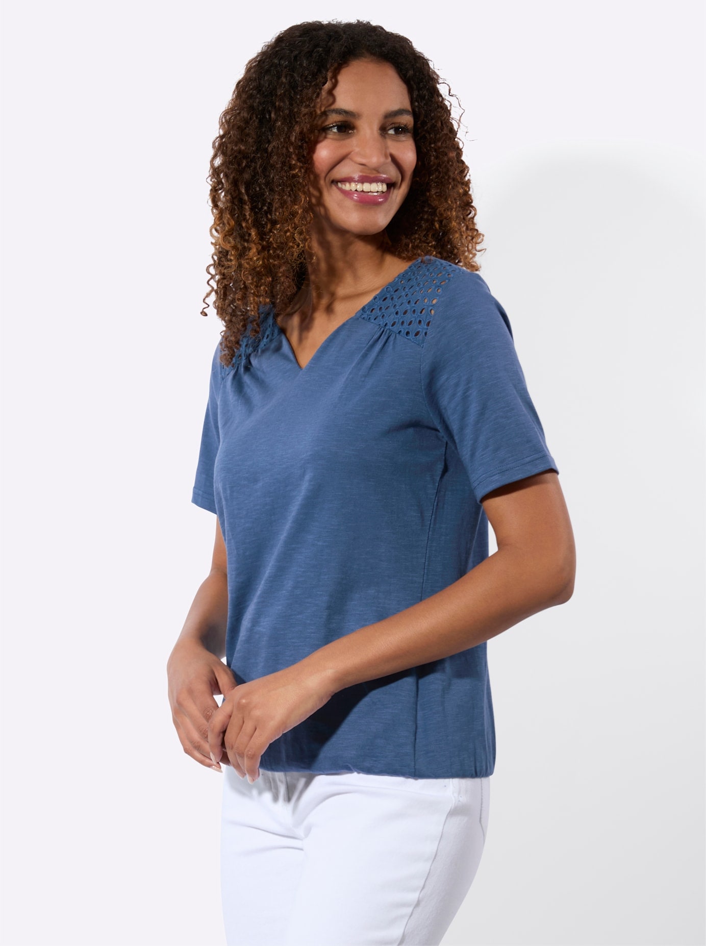 Inspirationen Spitzenshirt »Spitzenshirt« 1 tlg.