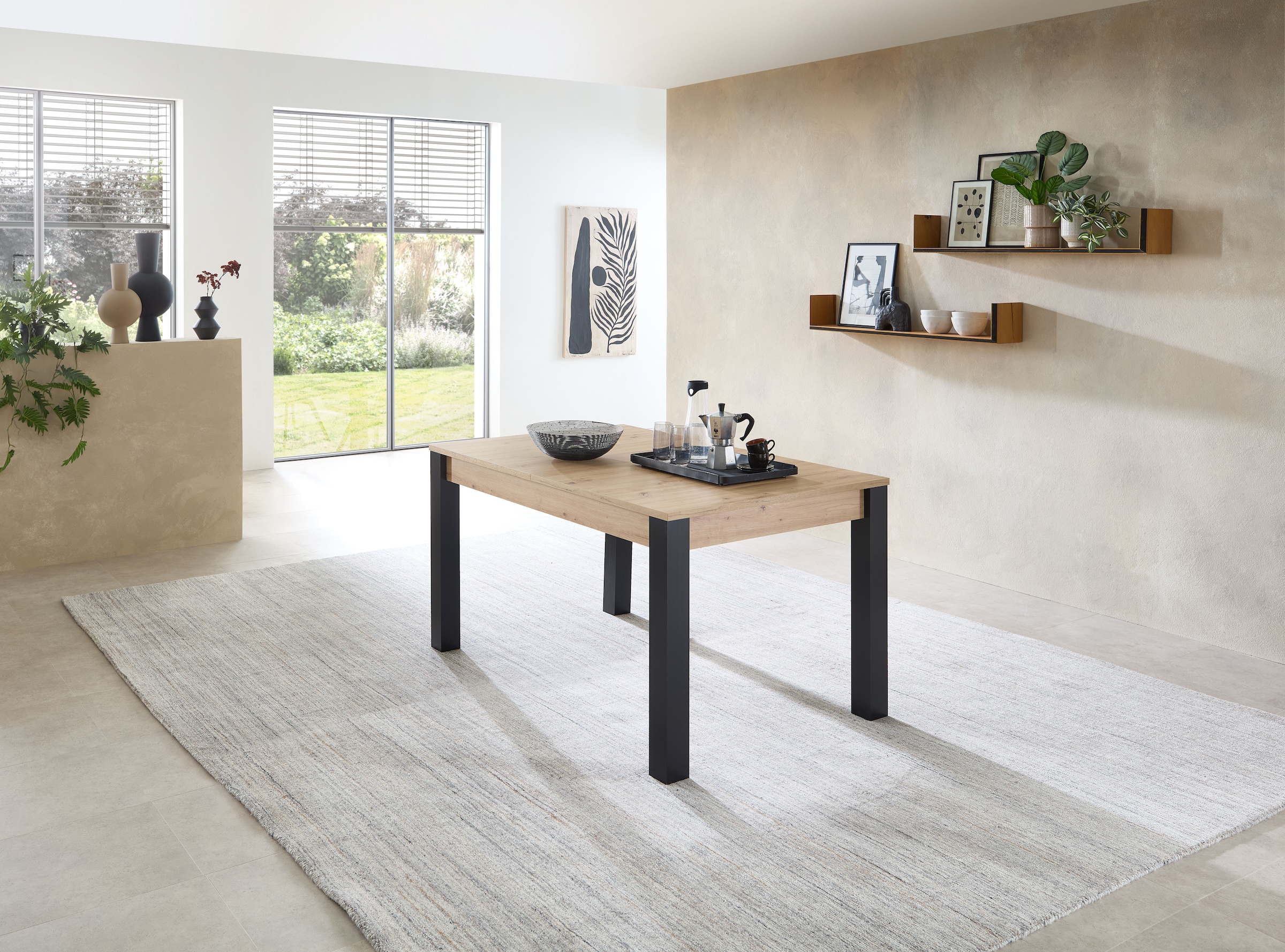 Stolkom Esstisch »LUCAS, TOPSELLER!« Ausziehbar, OTTOs Choice,  140-210 cm ausziehbar, Tisch in Eiche Artisan Dekor