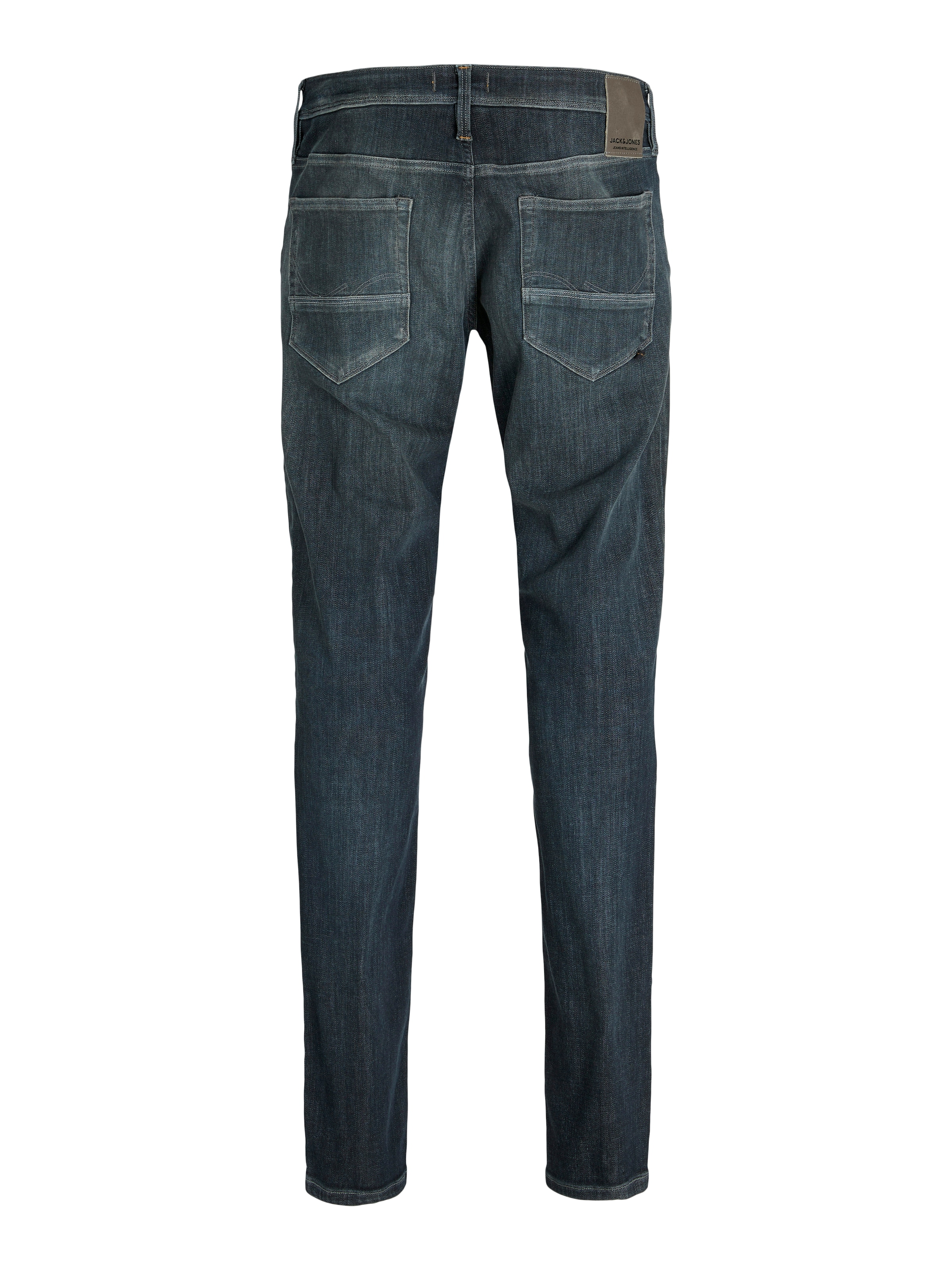 Jack & Jones Slim-fit-Jeans »JJIGLENN – Jeans mit Stretch, niedriger Leibhöhe und Taschen« Baumwollmischung, slim fit
