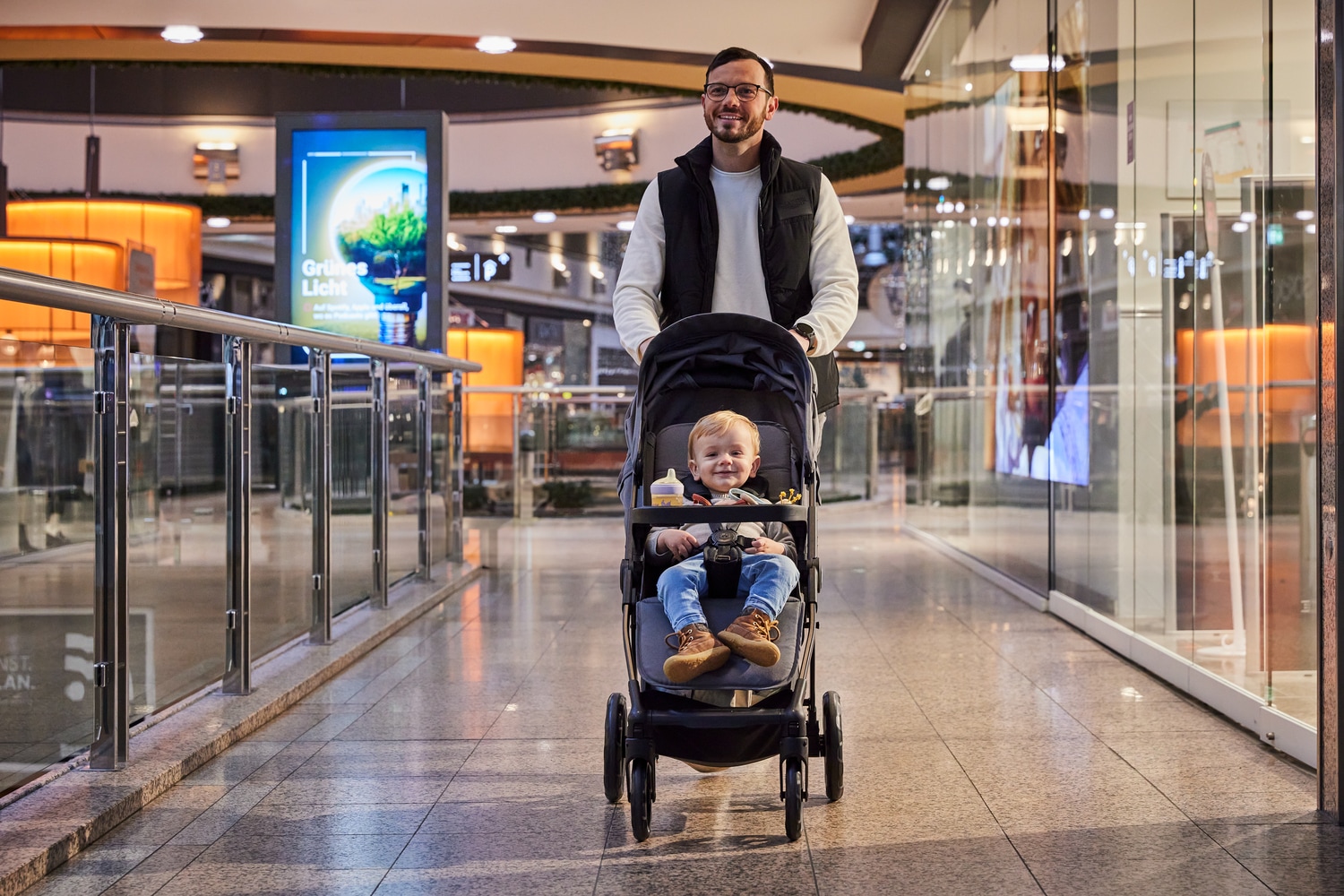 Hauck Poussette pour enfants »Shop N Care, Grey« 22 kilos bis 22 kg belastbar; kompatibel mit Babyschale