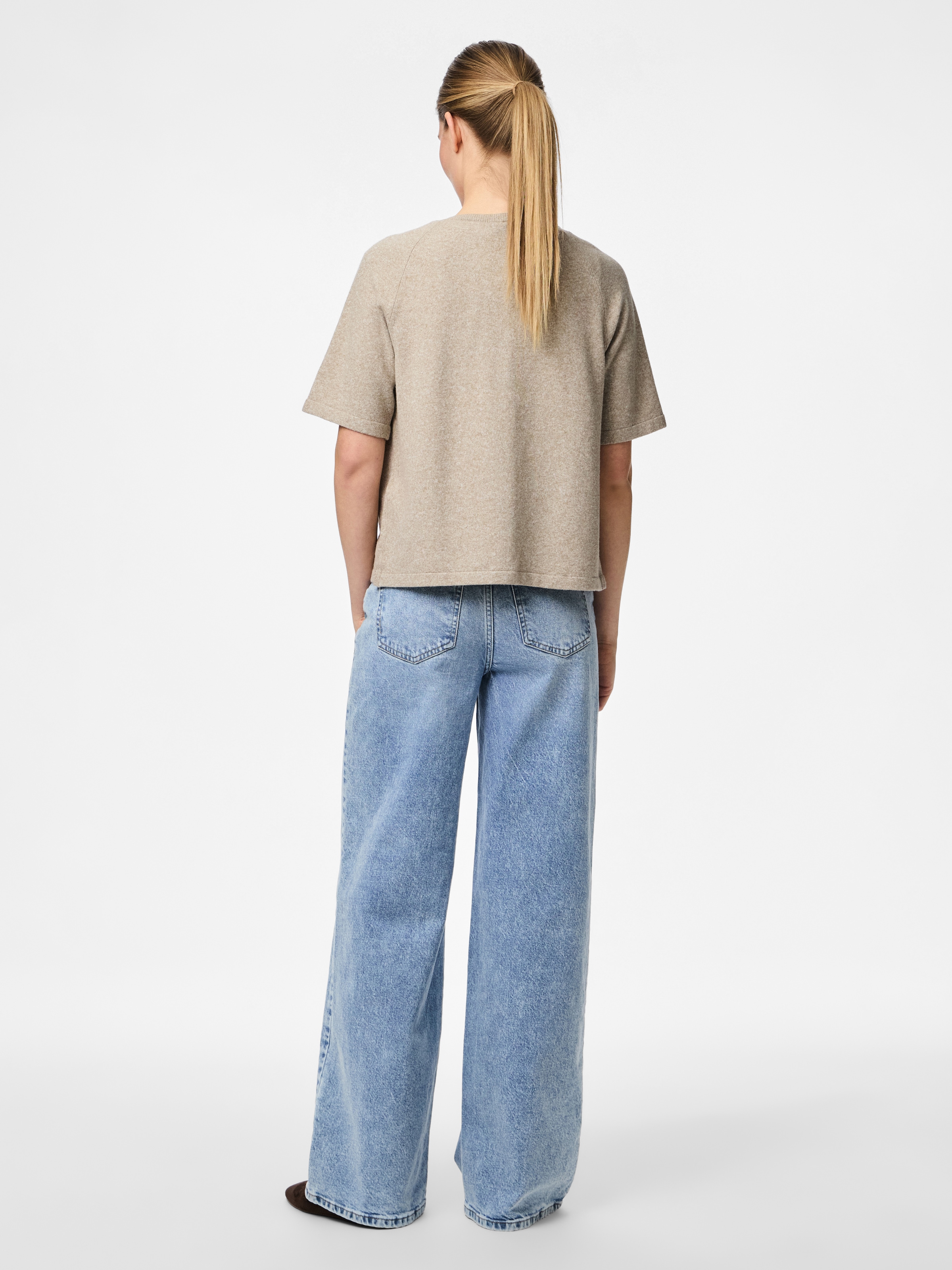 pieces Pull à col rond »PCBREE SS O-NECK KNIT CARDIGAN NOOS BC«