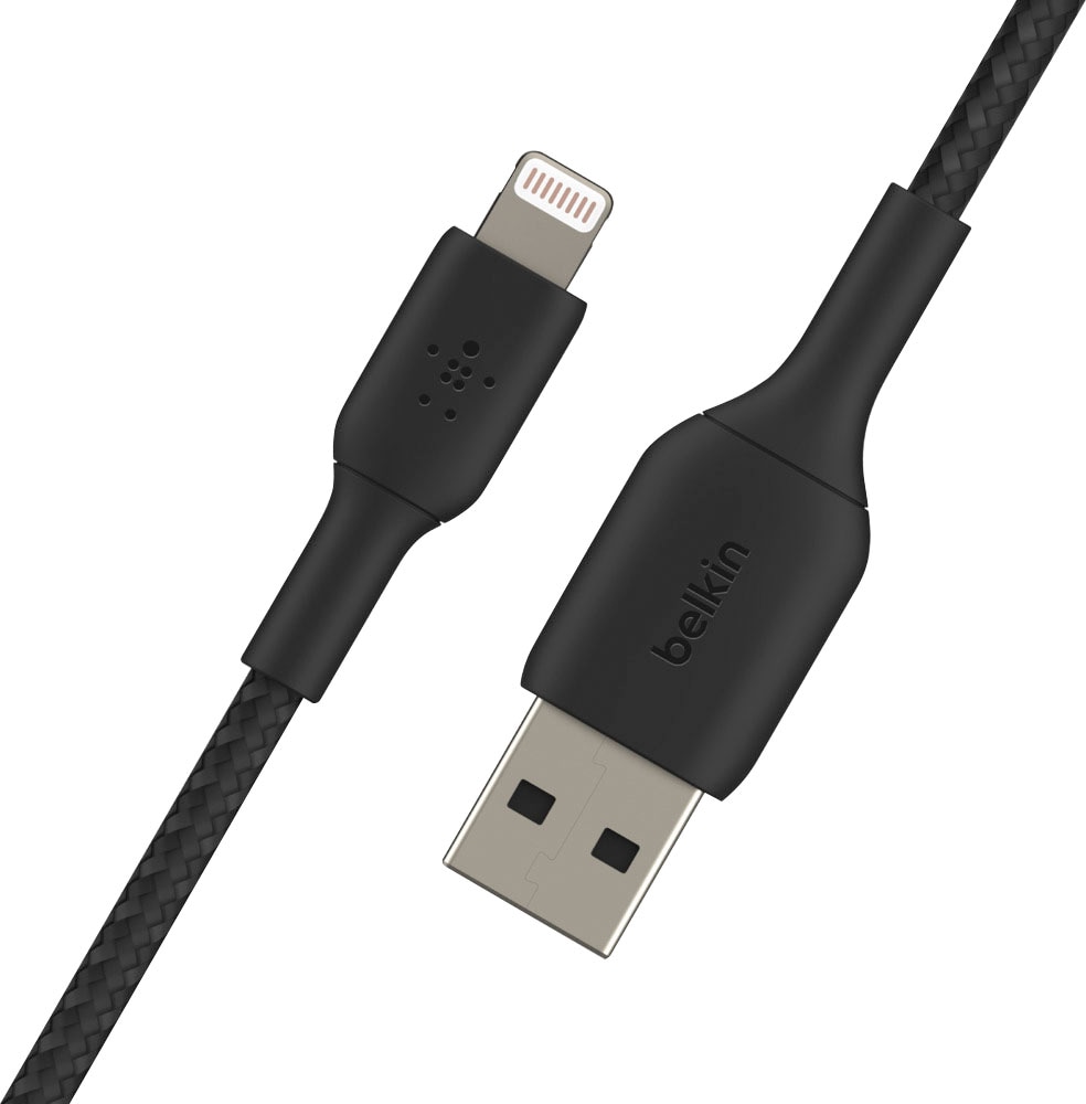 Belkin Smartphone-Kabel »Lightning Lade/Sync Kabel ummantelt mfi 2m« USB Typ A Lightning 200 cm
