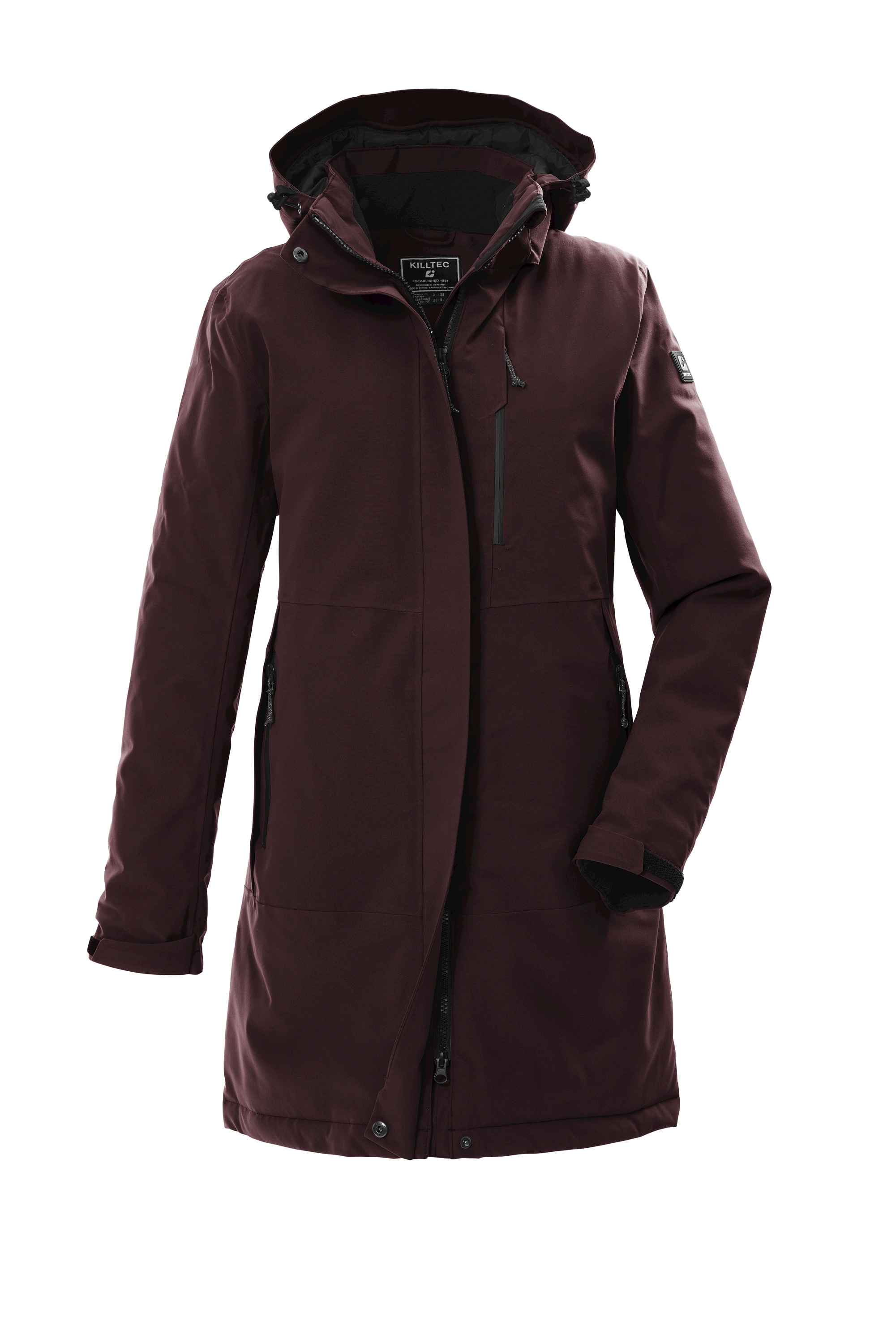Killtec Parka fonctionnelle »KOW 220 WMN PRK« avec capuche Coupe-vent, imperméable, avec coutures soudées, respirant