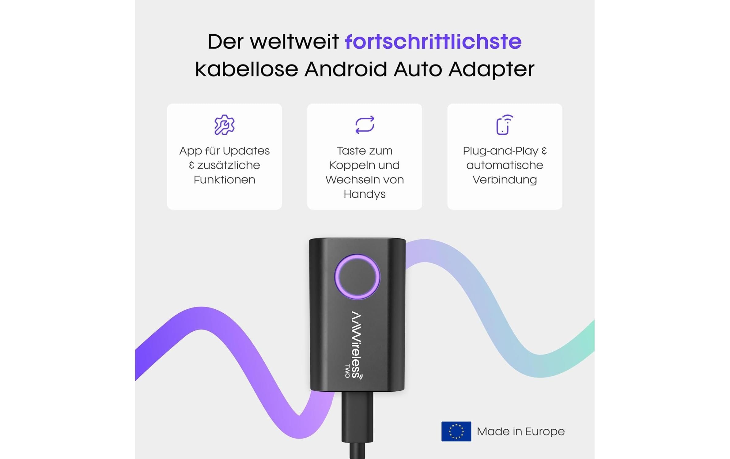   Adaptateur voiture »AA Wireless TWO«