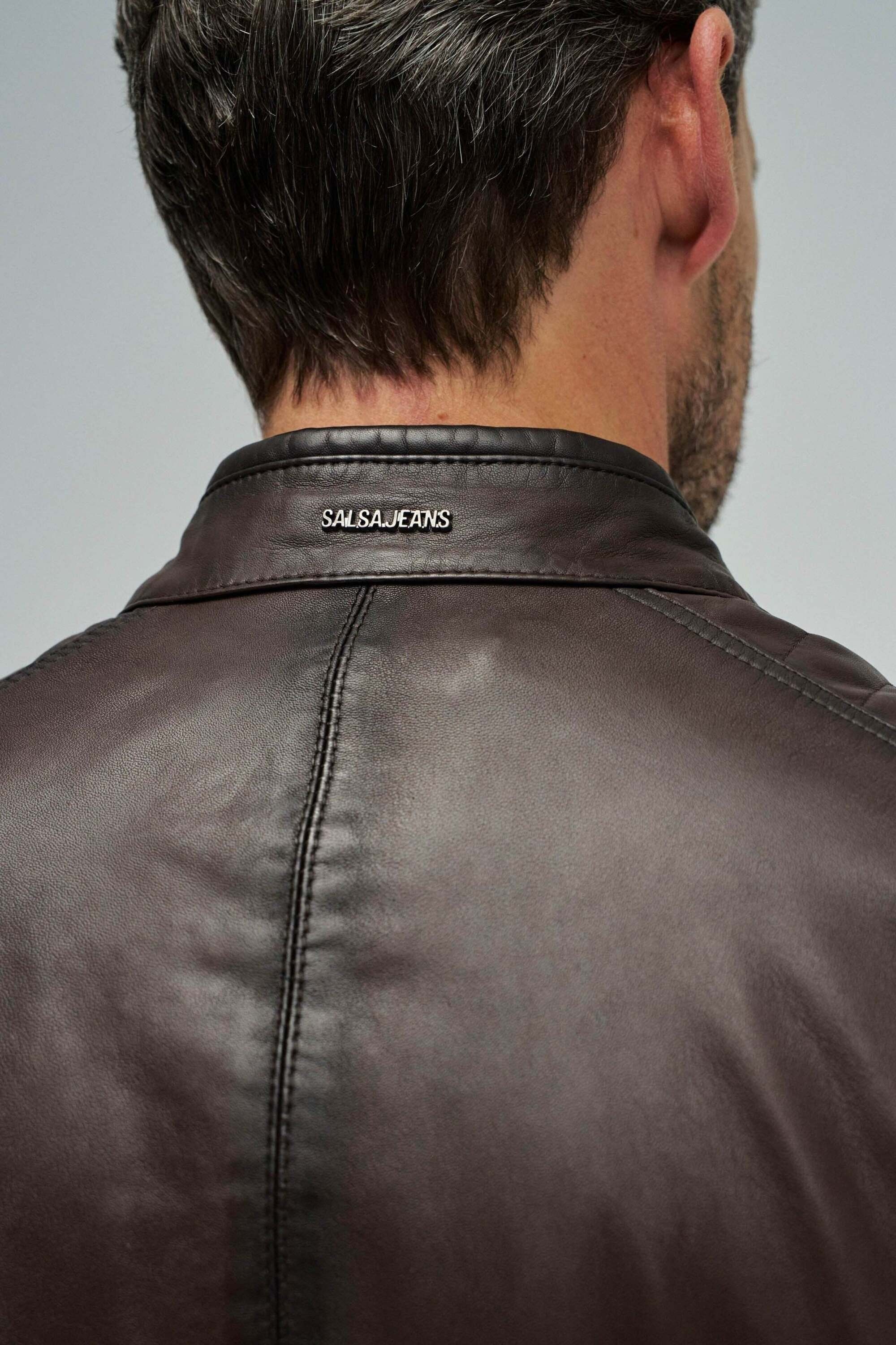 Salsa Lederjacke »Salsa Jeans Lederjacke Biker«