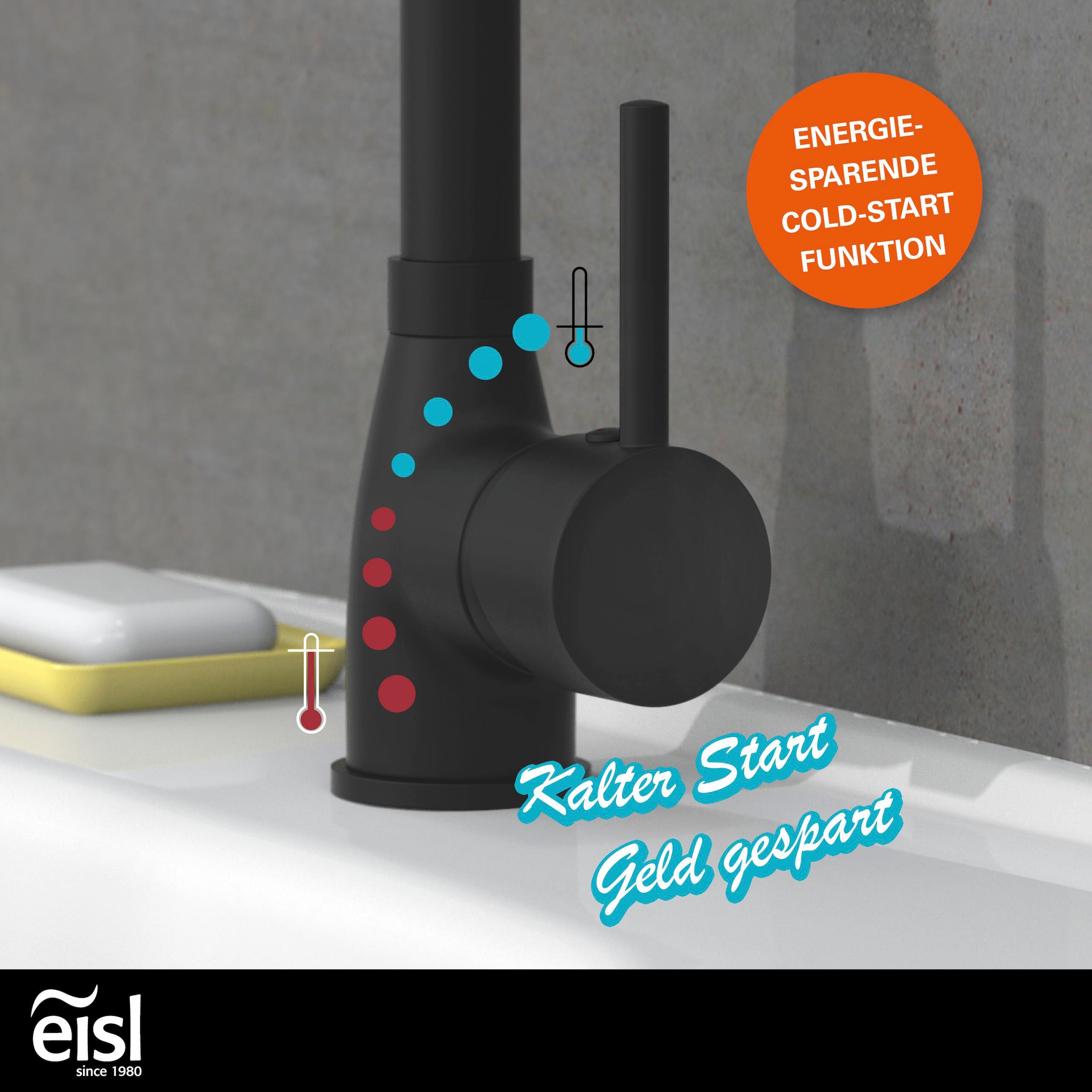 Eisl Robinet de lavabo »FUTURA« pivotant à 360°, économique en énergie, buse mixte de marque