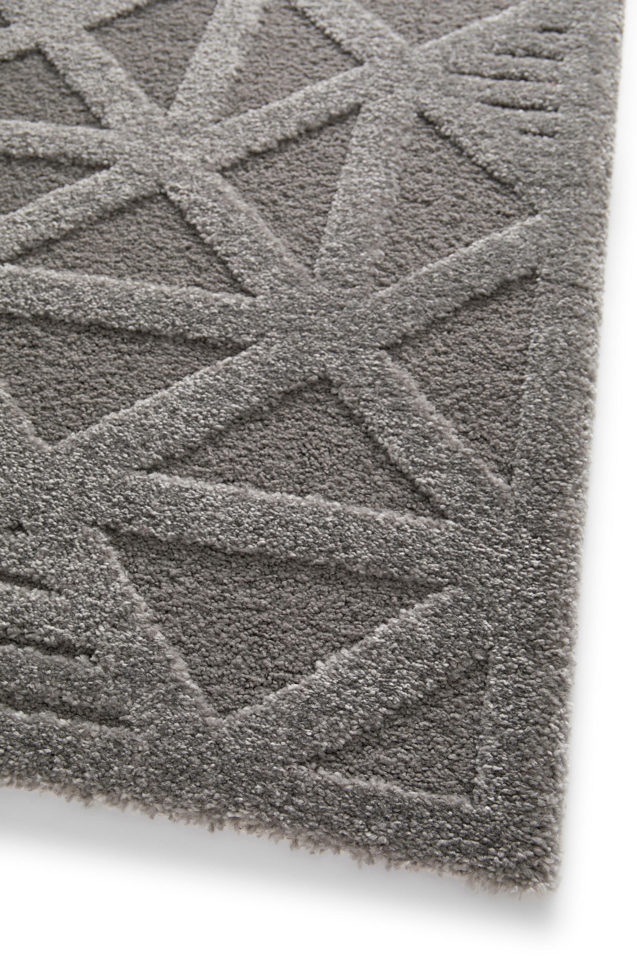 Primaflor-Ideen in Textil Tapis »COSMO Geo, Made in Belgium« Rectangulaire 14 mm Höhe design moderne, effet haut-bas, poil doux