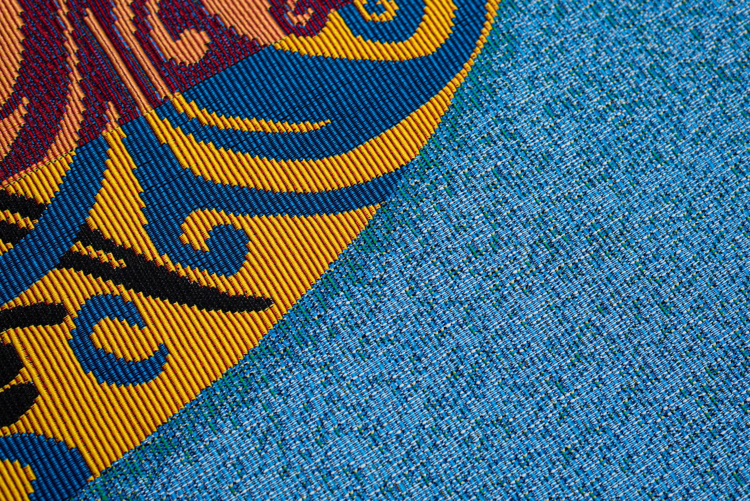 Sansibar Tapis »Rantum Beach SA-018« Rectangulaire 5 mm Höhe tissu plat, design moderne, planches de surf, adapté pour intérieur et extérieur