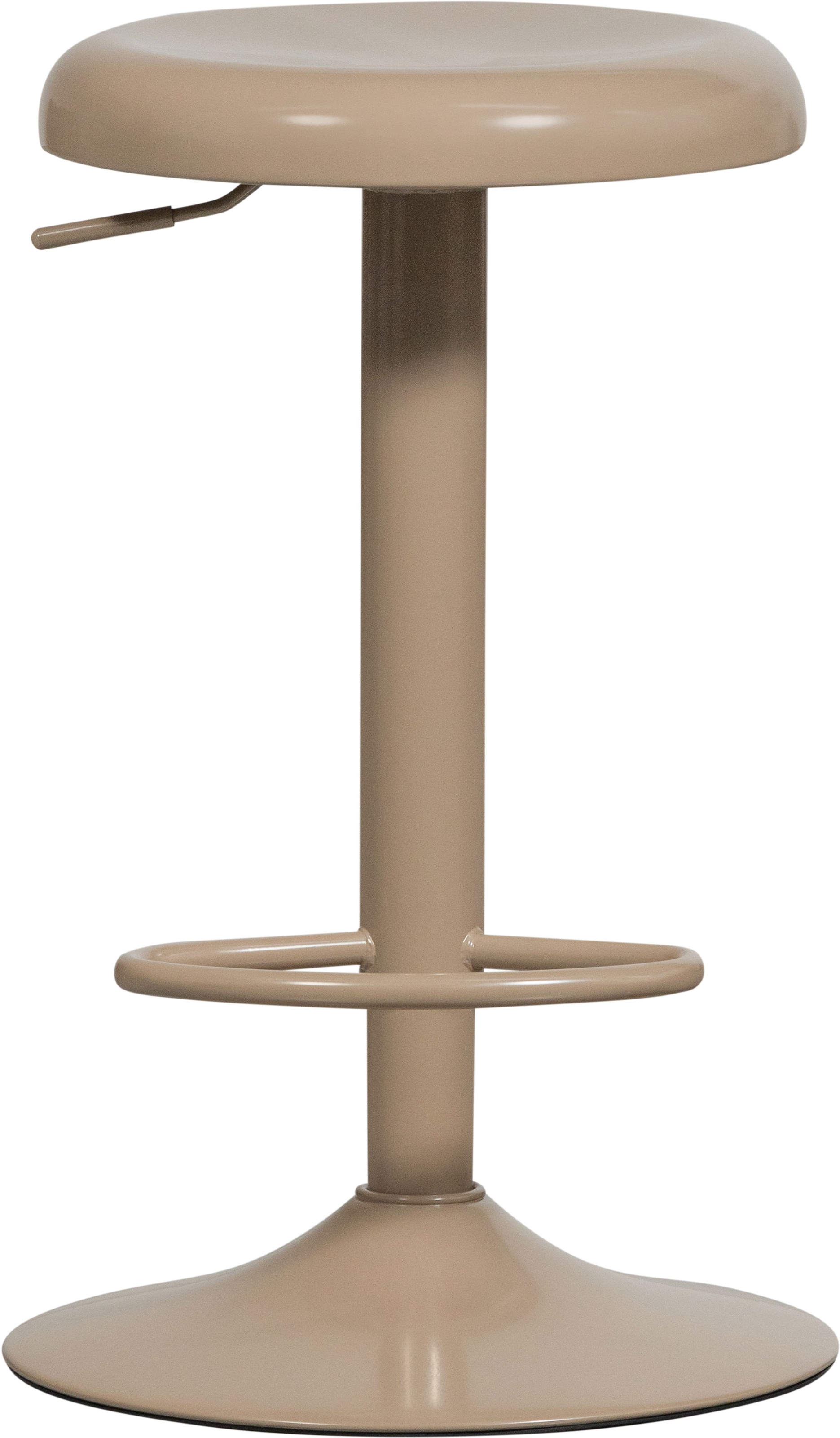 WOOOD Tabouret de bar »ISAAC BARHOCKER METALL KUPFER« Le tabouret de bar WOOOD Isaac offre réglage en hauteur et repose-pieds