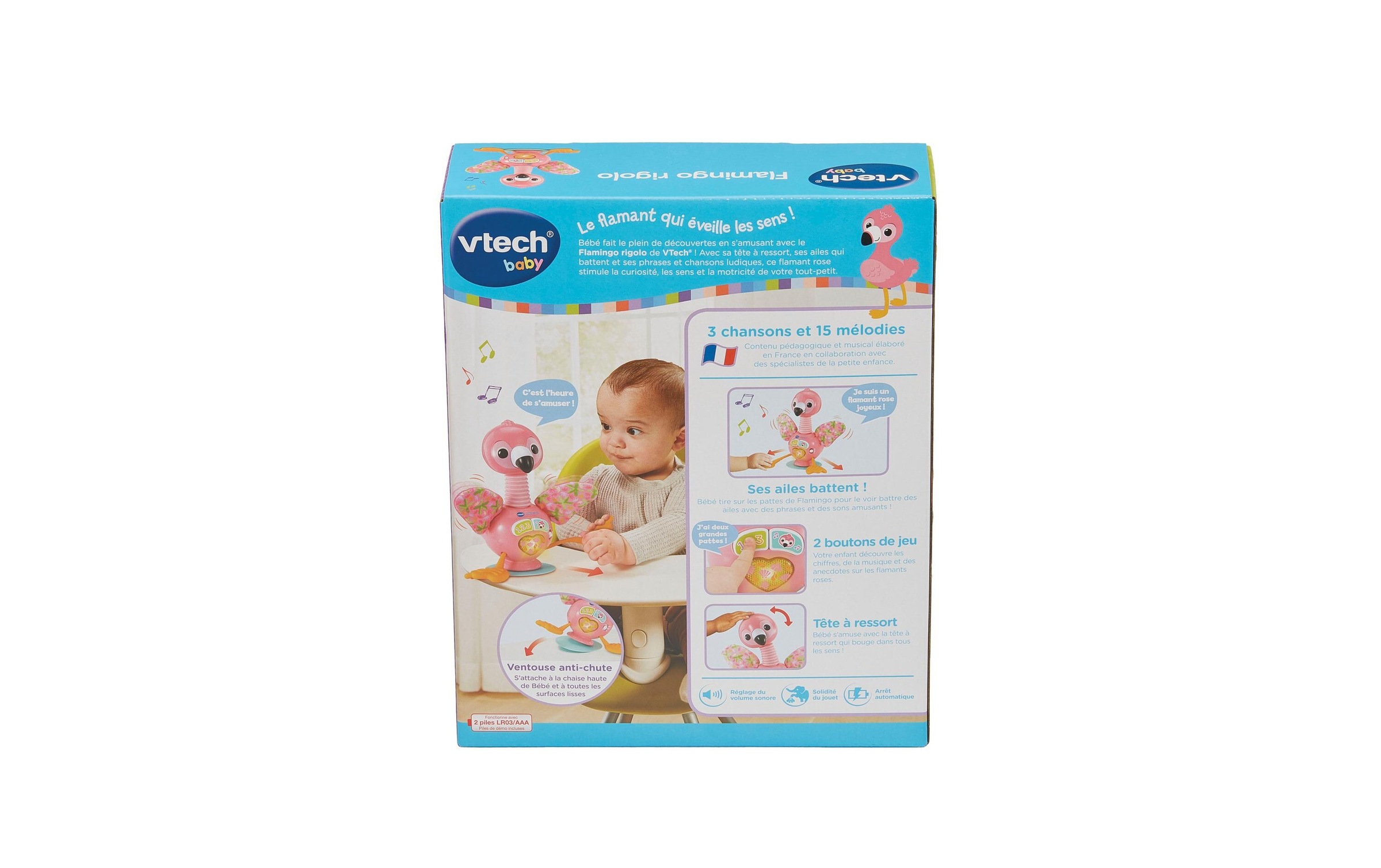 Vtech® Lernspielzeug »Beschäftigungsspielzeug Flamingo rigolo -FR-«