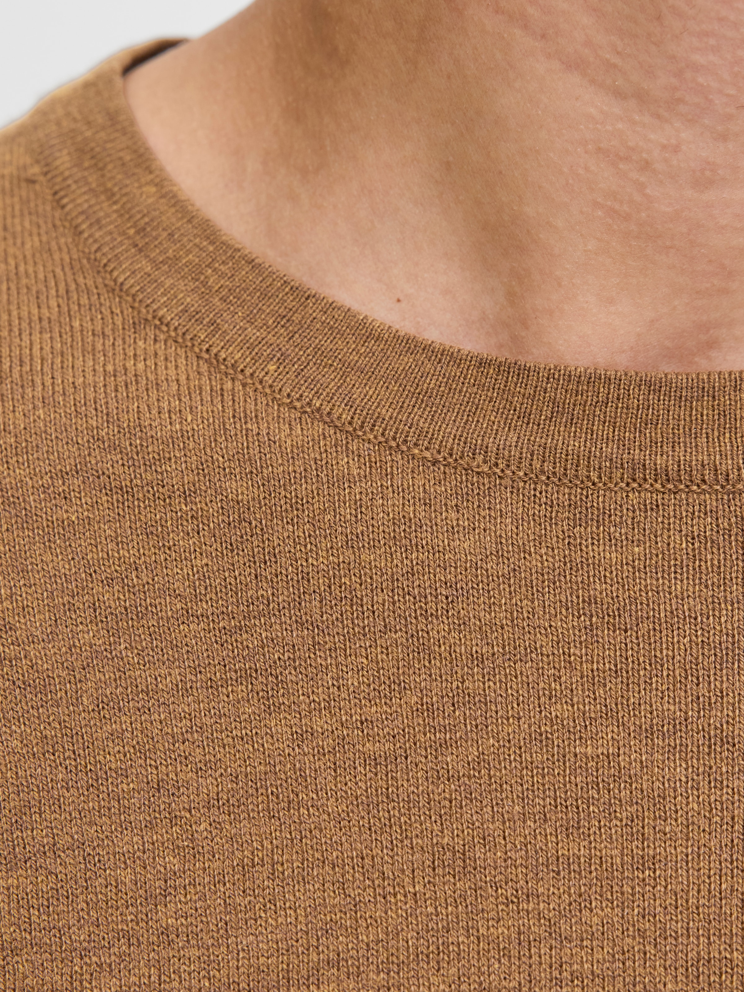 Jack & Jones »JJEEMIL KNIT CREW NECK NOOS« mélange coton, coupe régulière