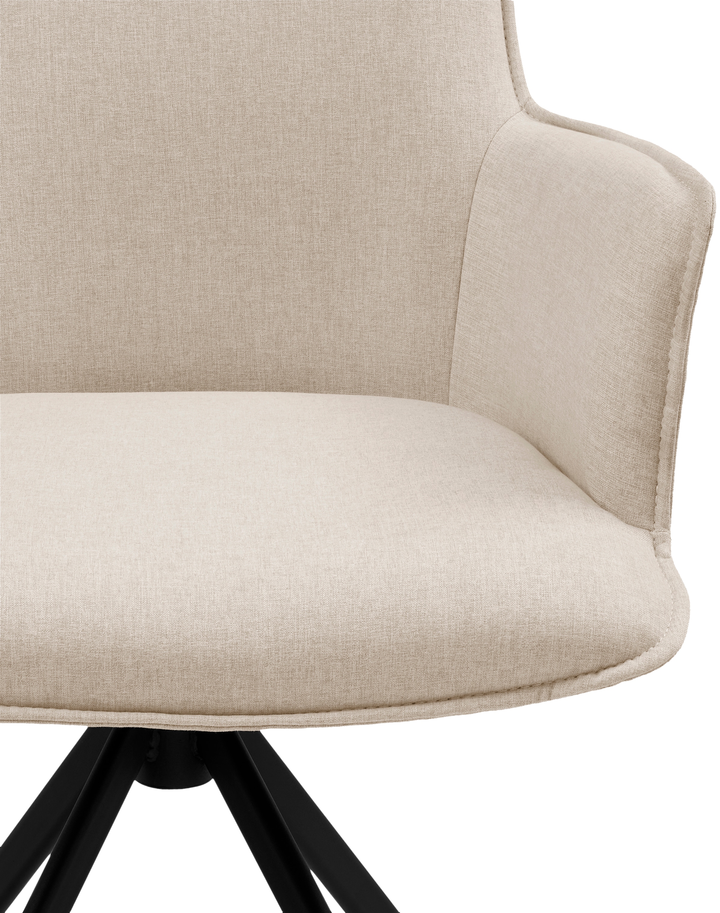 GOODproduct Drehstuhl »Amoreve« (Set) 2 Stk.Strukturstoff,  Metallgestell, 360 Grad Drehfunktion