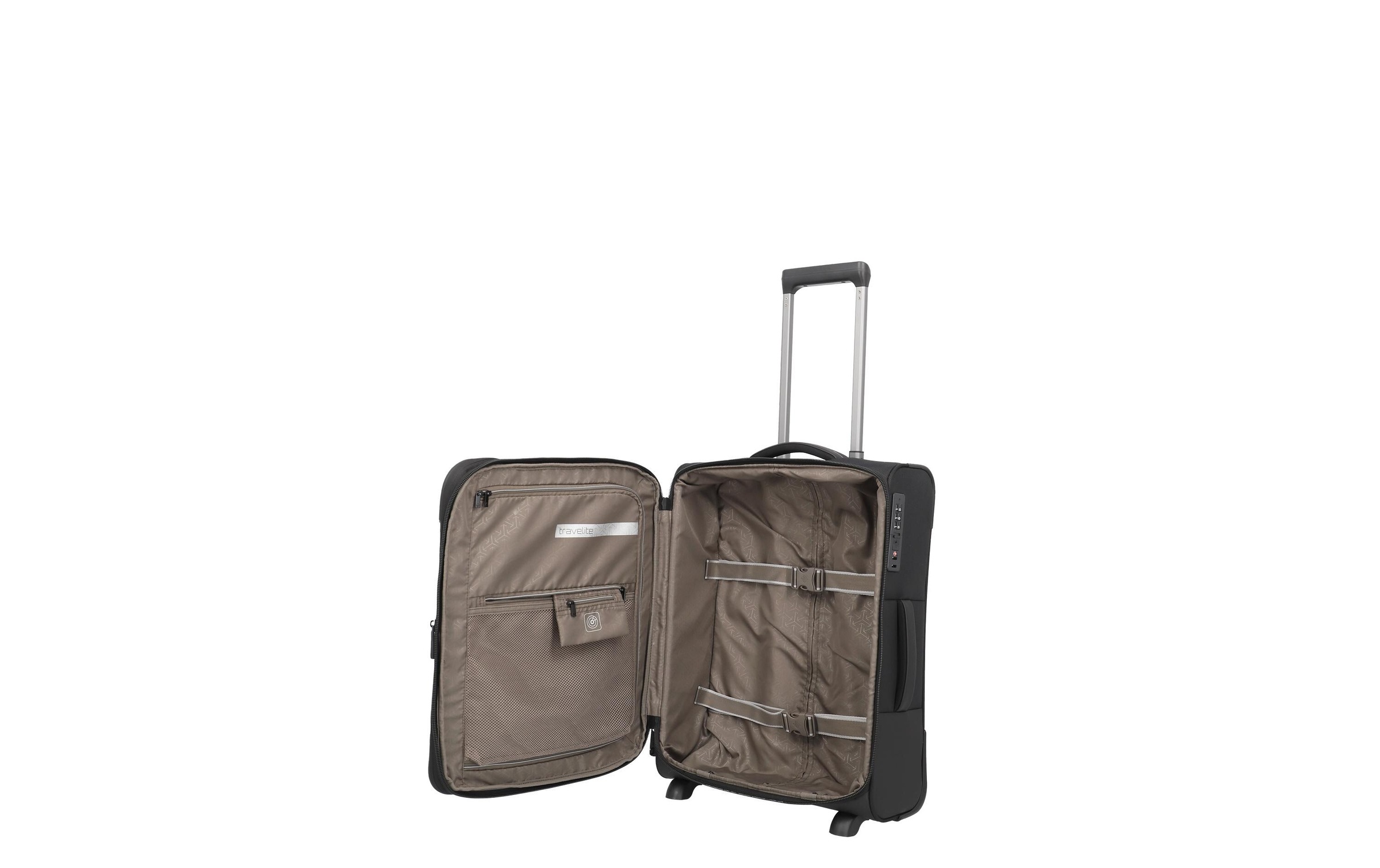 travelite Trolley »travelite Crosslite Trolley S Erweiterbar, 41 l« 41 l 2 Rollen