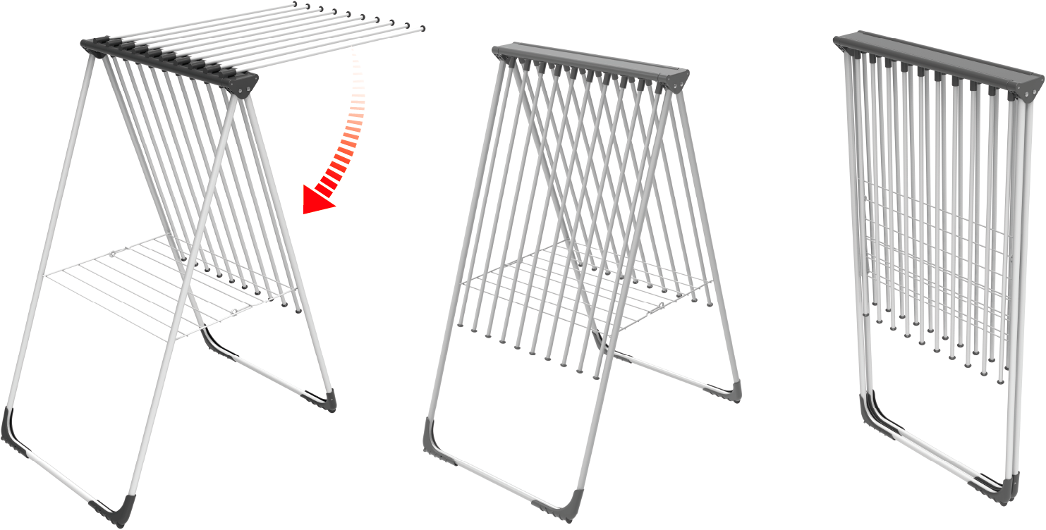 Bischof Wäscheständer »Speed-Line« Rahmenlos, zum schnellen und einfachem Aufhängen von Wäsche