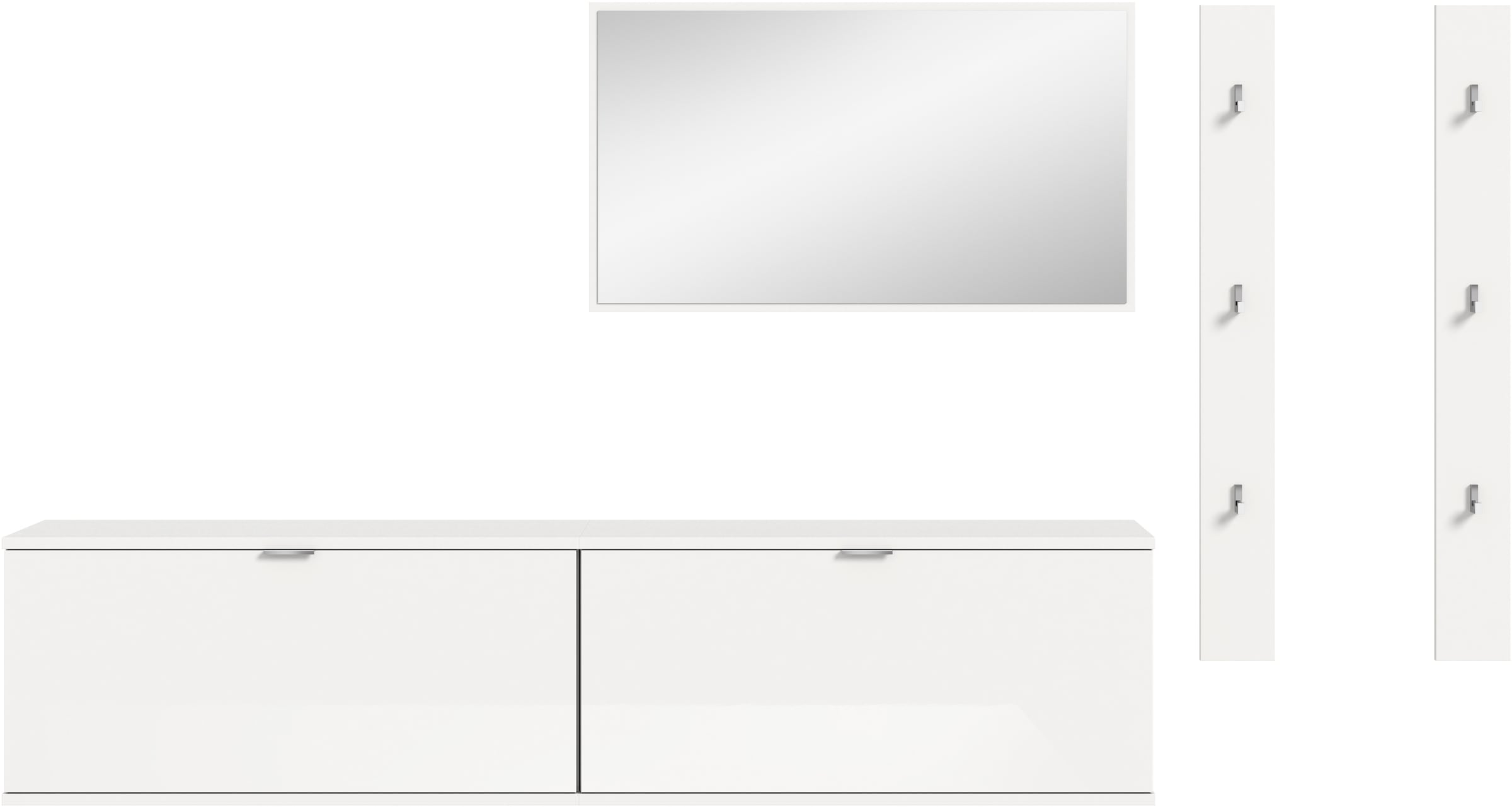 Home affaire Garderoben-Set »Trondheim Garderobenset 4-tlg. , Breite 237 cm,« 4 Stk. tlg.