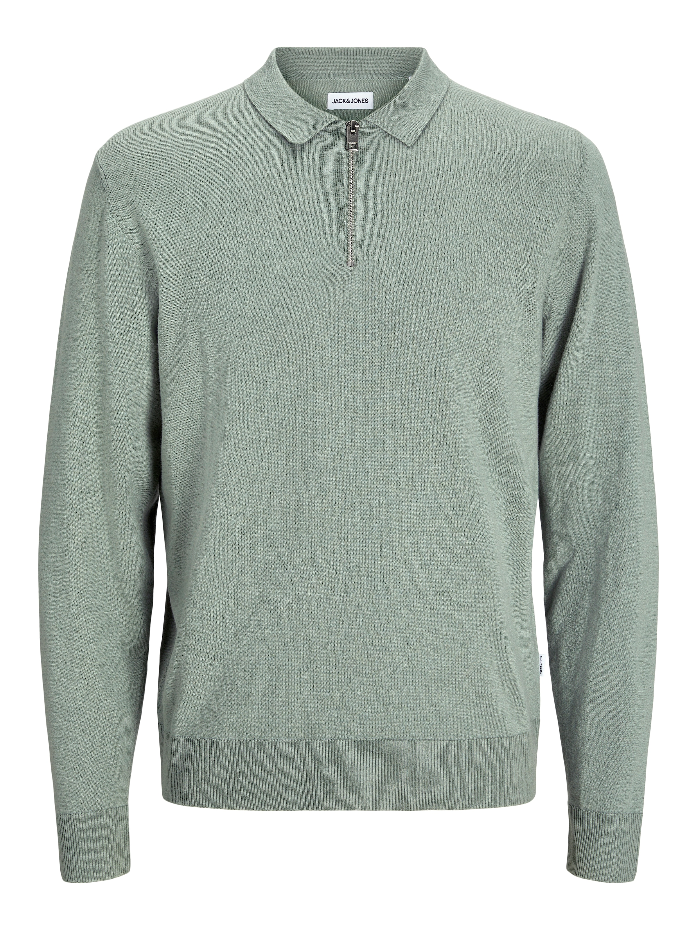 Jack & Jones Polokragenpullover »JJEEMIL KNIT POLO HALF ZIP LS NOOS« mit Polo Kragen