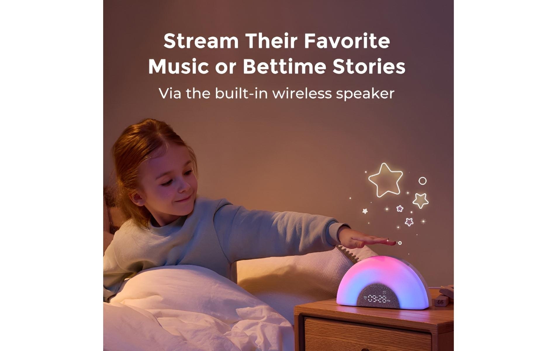 Momcozy Boîte à musique »DreamSync Rainbow Noise Machine«