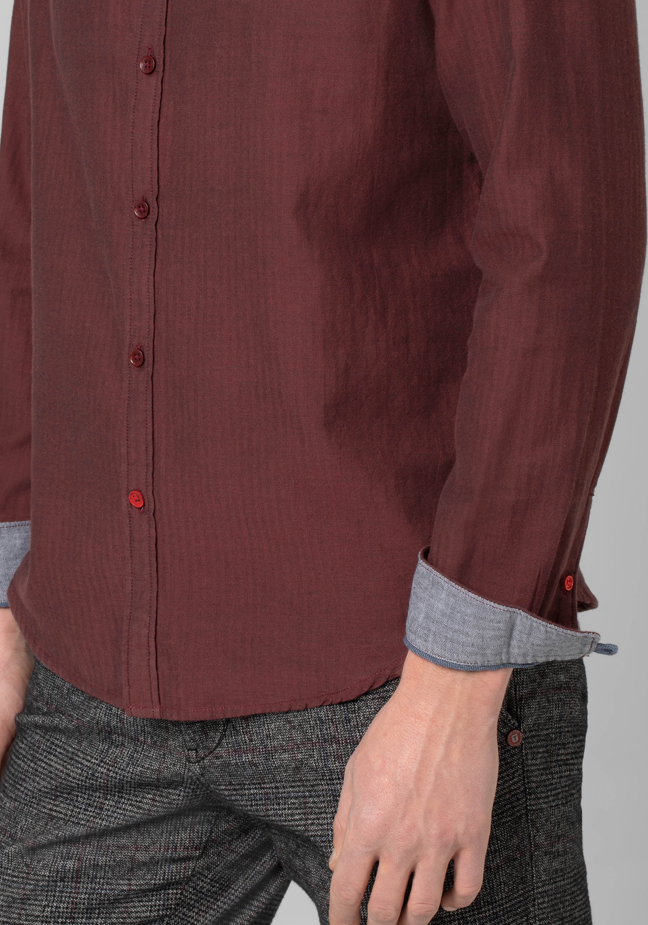 TIMEZONE Chemise à manches longues »Micro Pattern Shirt«