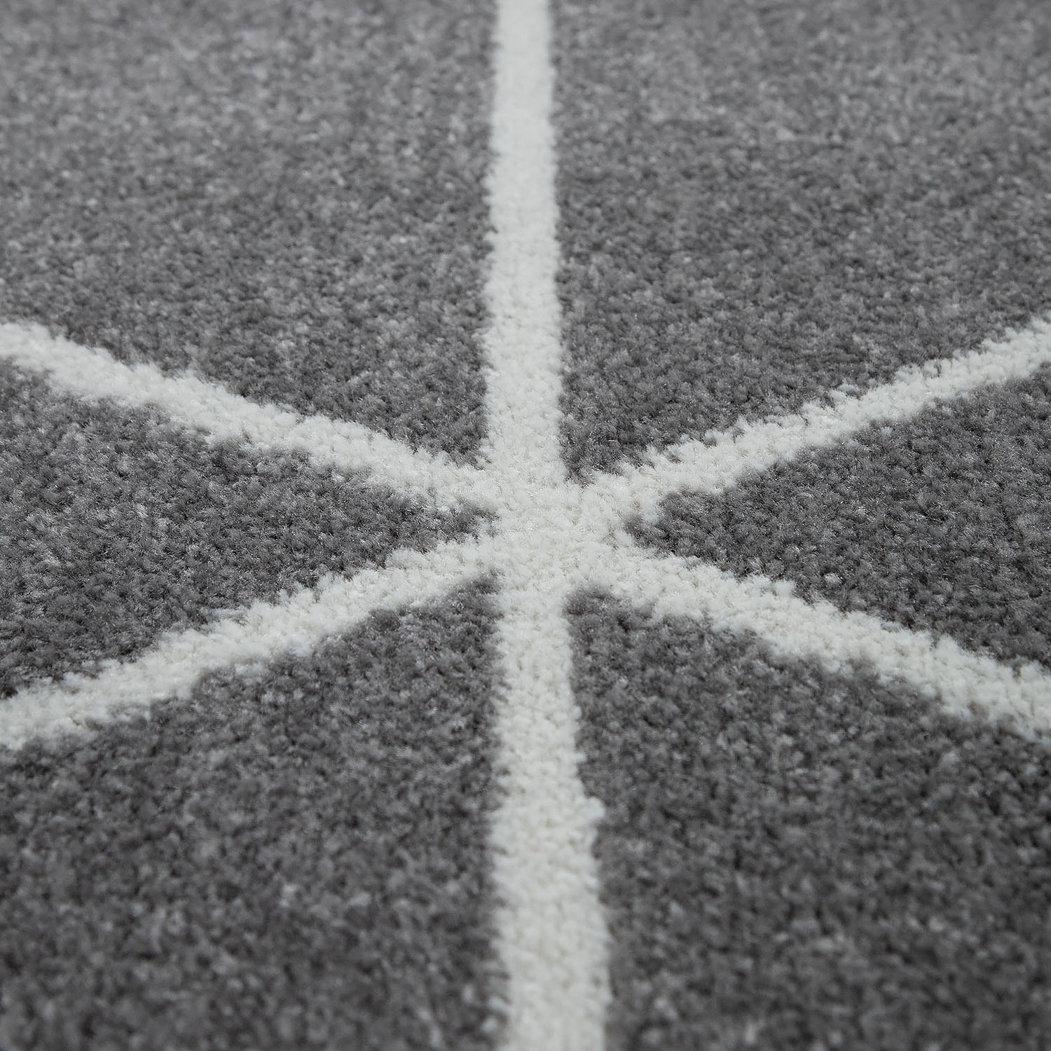 Paco Home Teppich »Stella 402« rechteckig 16 mm Höhe Kurzflor, Scandi Design, geometrisches Muster