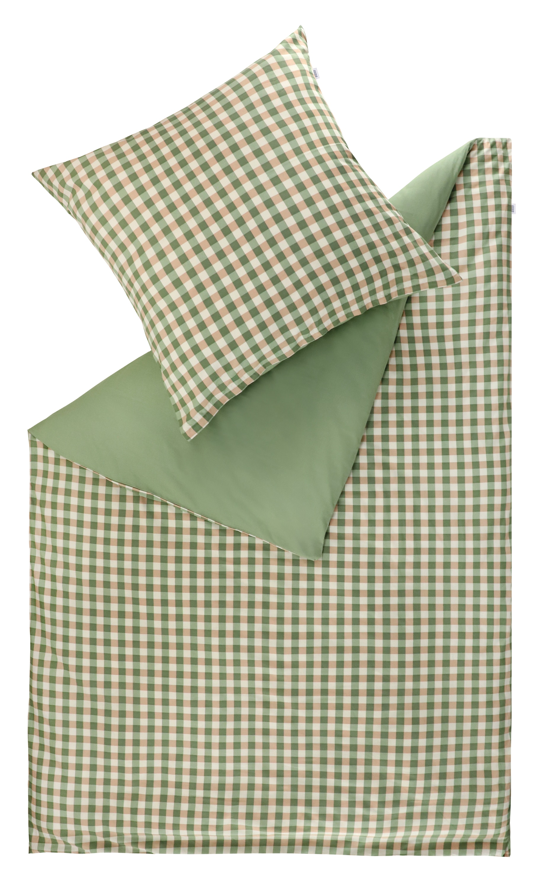 SCHÖNER WOHNEN-Kollektion Linge de lit réversible »Vichy« mit weichem Flanellcharakter