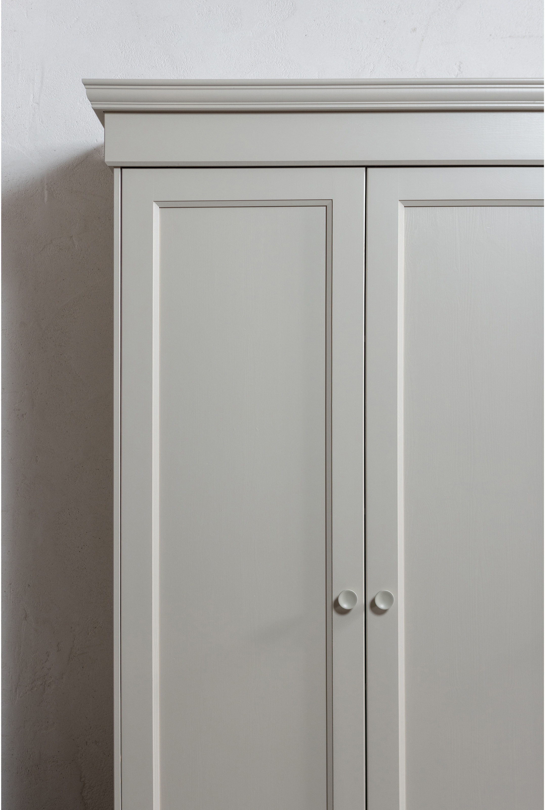 WOOOD Armoires à vêtements »Olivia FSC®-Kiefernholz mit Hängebereich, H 212 x B 171 x T 63 cm« capacité de charge 10 kg par étagère, options d'étagères disponibles
