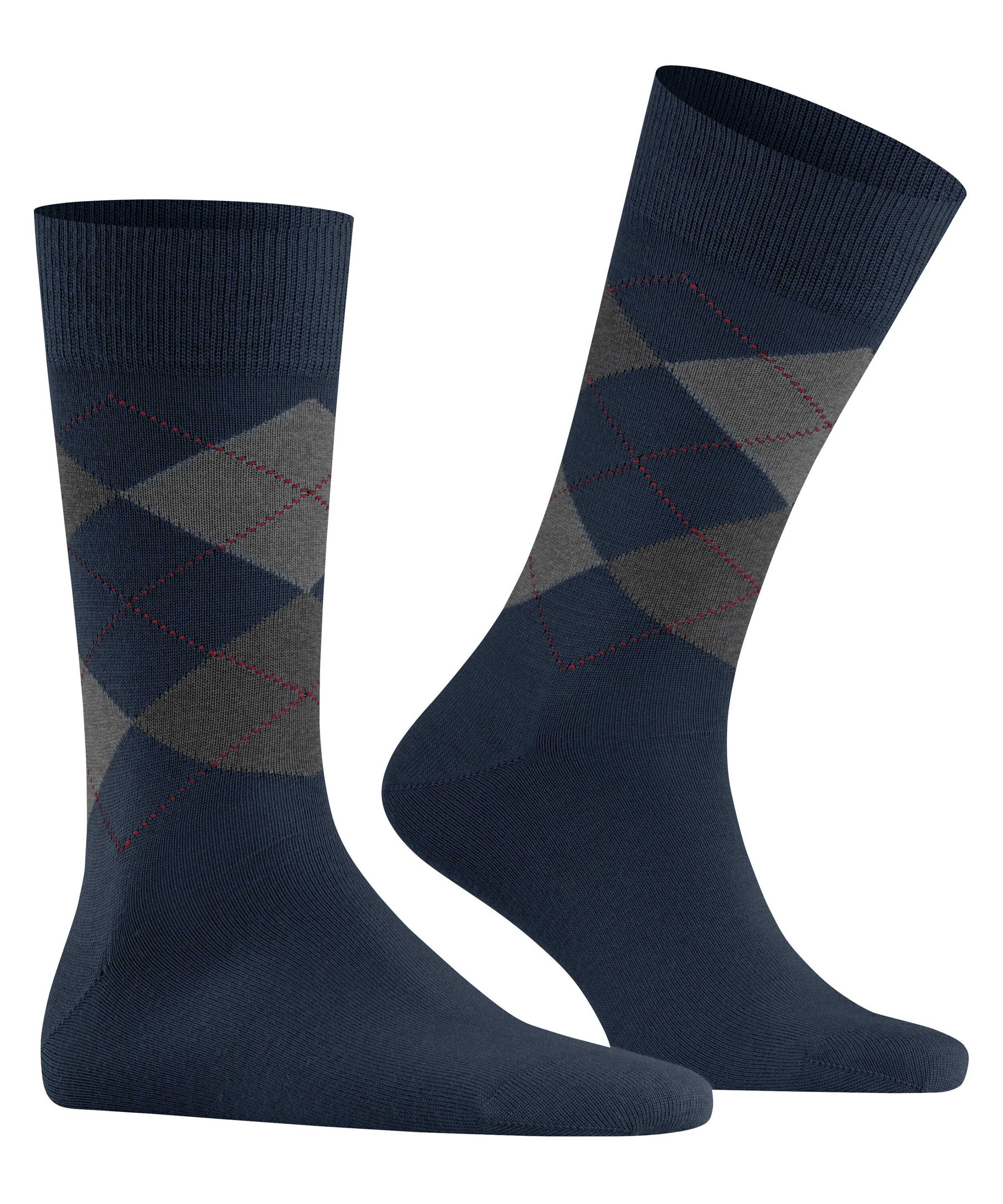 Burlington Chaussettes »Edinburgh« Taille unique 40-46, motif argyle classique, mélange de laine chaud