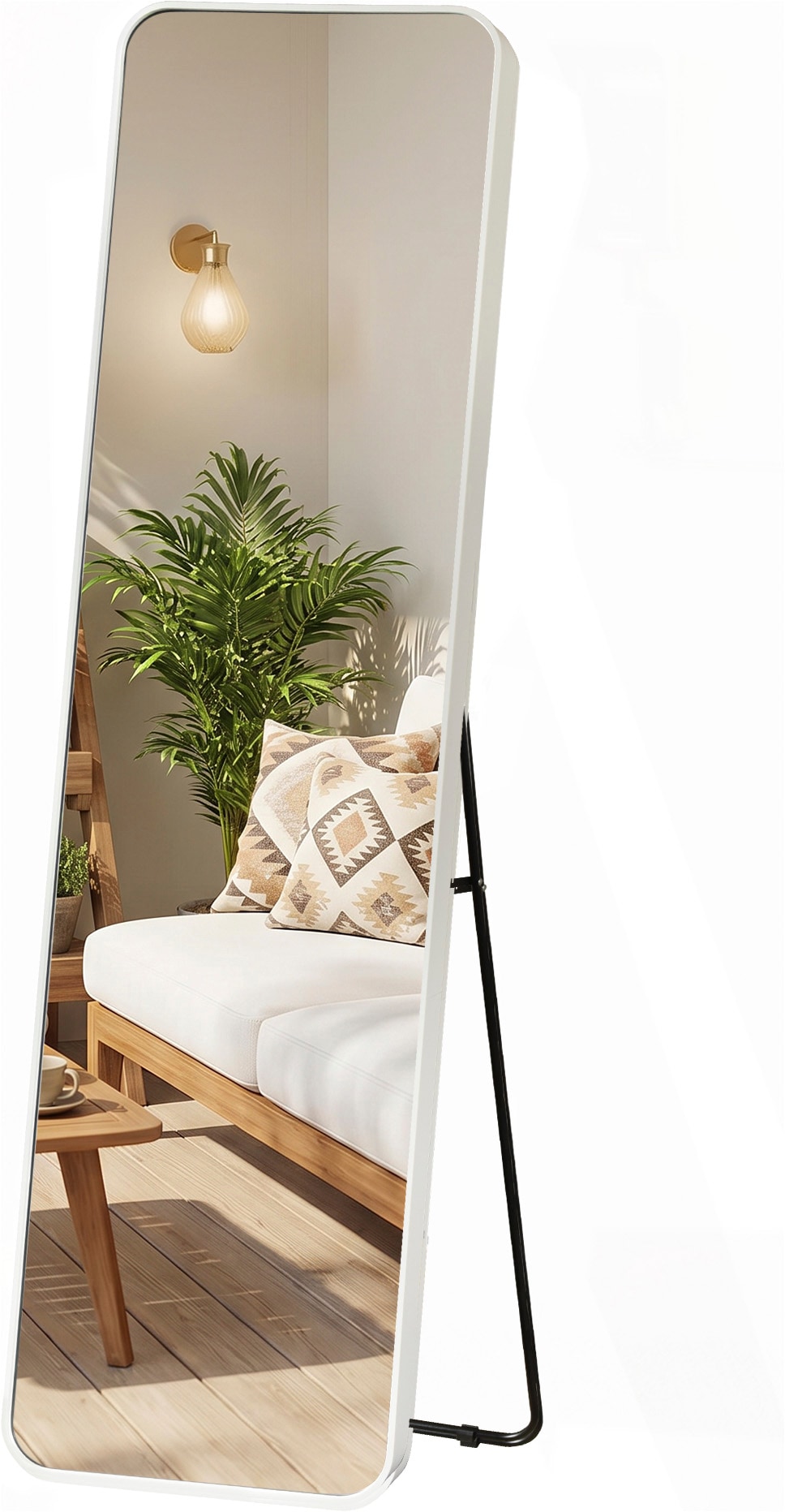 GOODproduct Miroir »Standspiegel Addrik, wahlweise in 2 Grössen 150x40cm oder 160x50cm« miroir corps entier avec verre de sécurité, en différentes couleurs