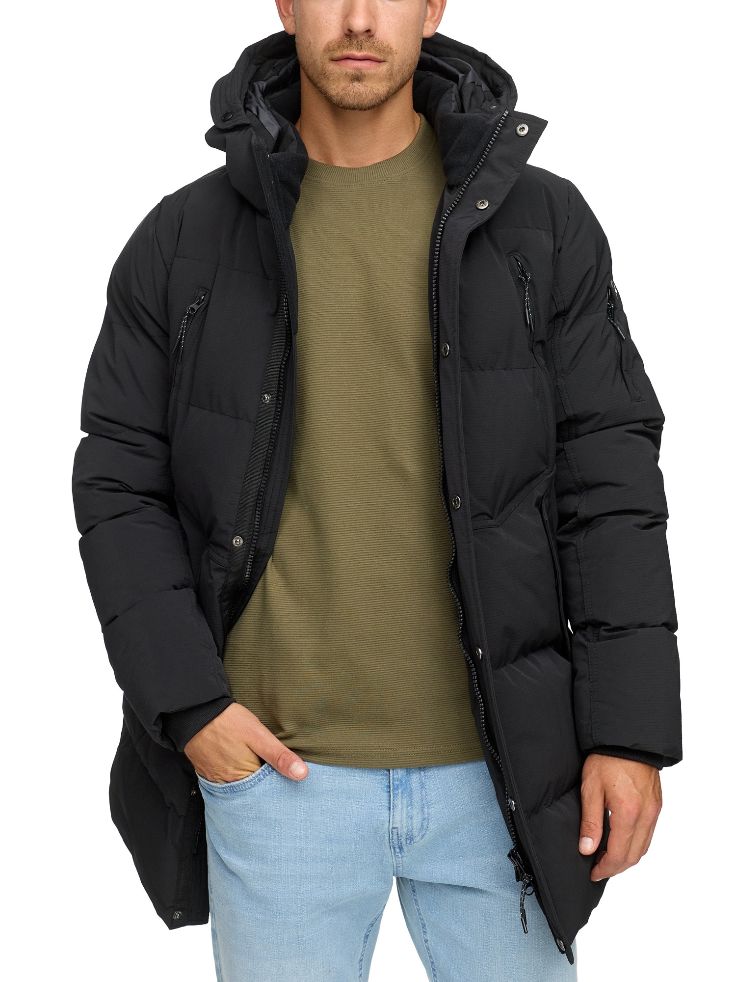 Indicode Parka »INBrighton« mit Kapuze