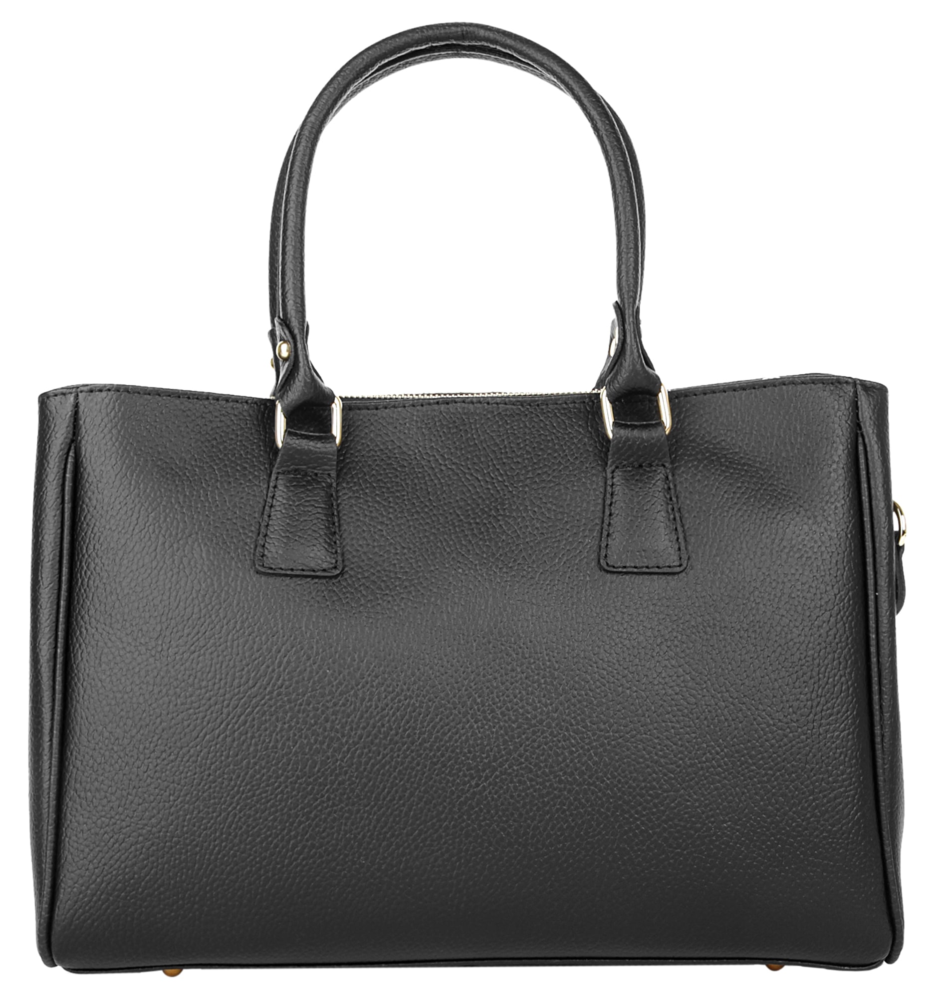 Cluty Henkeltasche echt Leder, Made in Italy