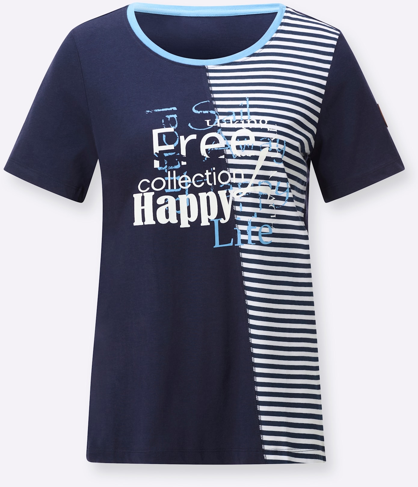 Casual Looks Shirt à col rond »Rundhals-Shirt« 1 pièces