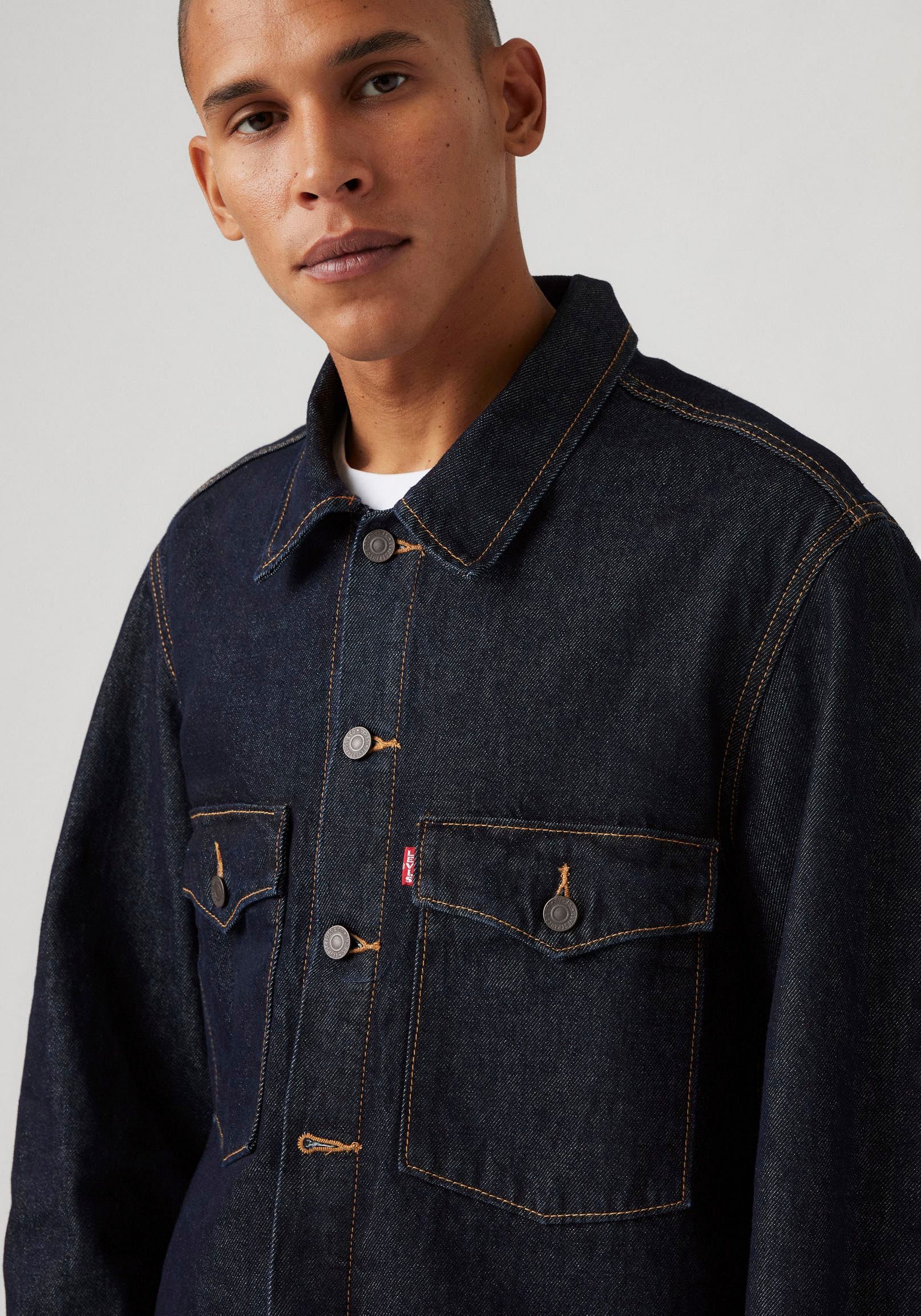 Levi's® Jeansjacke »EMBARCADERO STATION« mit kontrastfarbenen Steppnähten