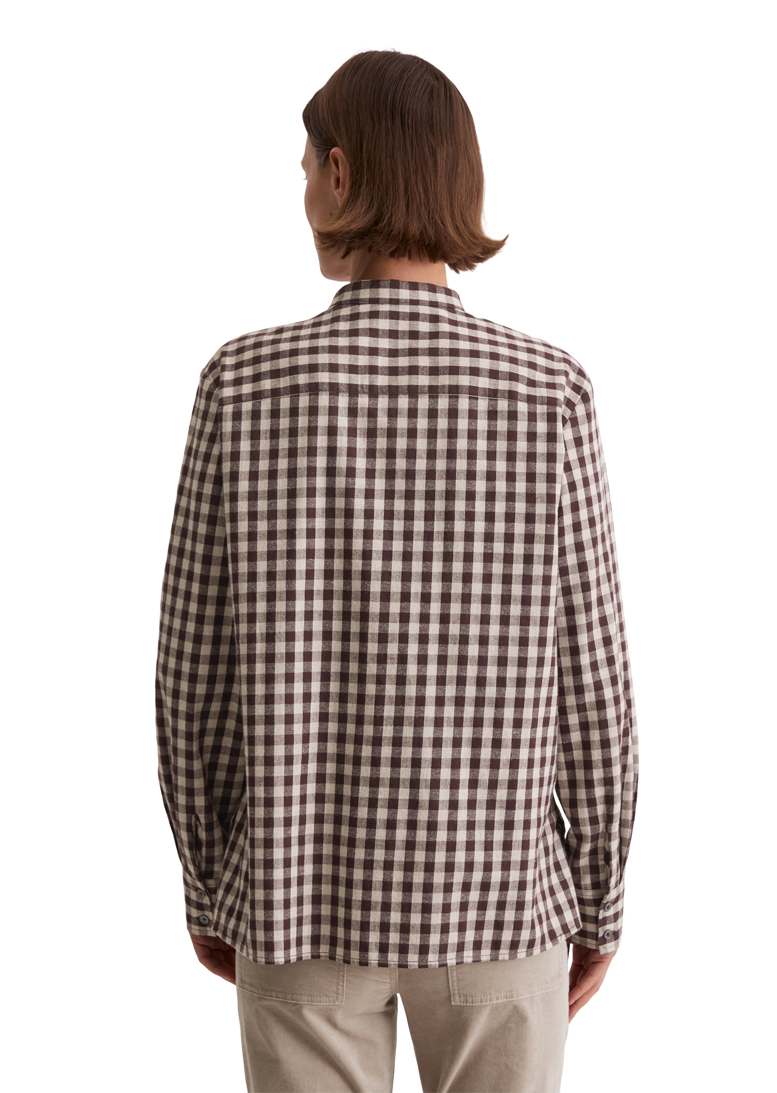 Marc O'Polo Blouse à carreaux »regular fit  aus softem Baumwoll-Flanell«