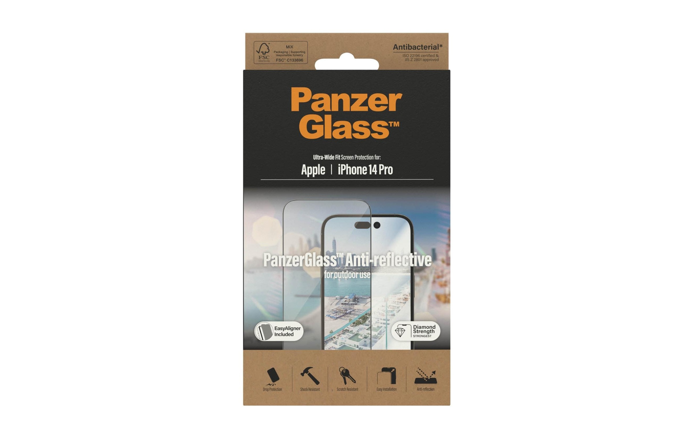 PanzerGlass Displayschutzglas »Ultra« für iPhone 14 Pro 1 Stk. tlg.
