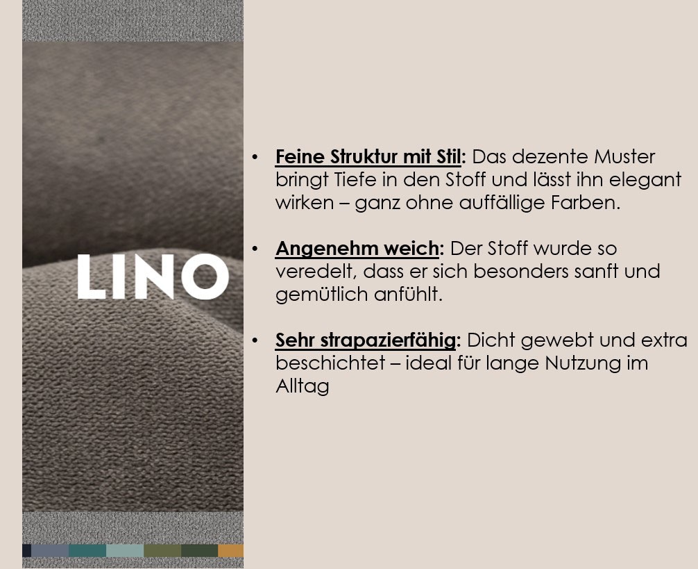 Home affaire Paysage de salon »Booster II, whlw. mit Schlaffunktion & Bettkasten, Fuss schwarz« Canapé en forme de U, largeur 305 cm, en velours côtelé ou structure LEO ou LINO