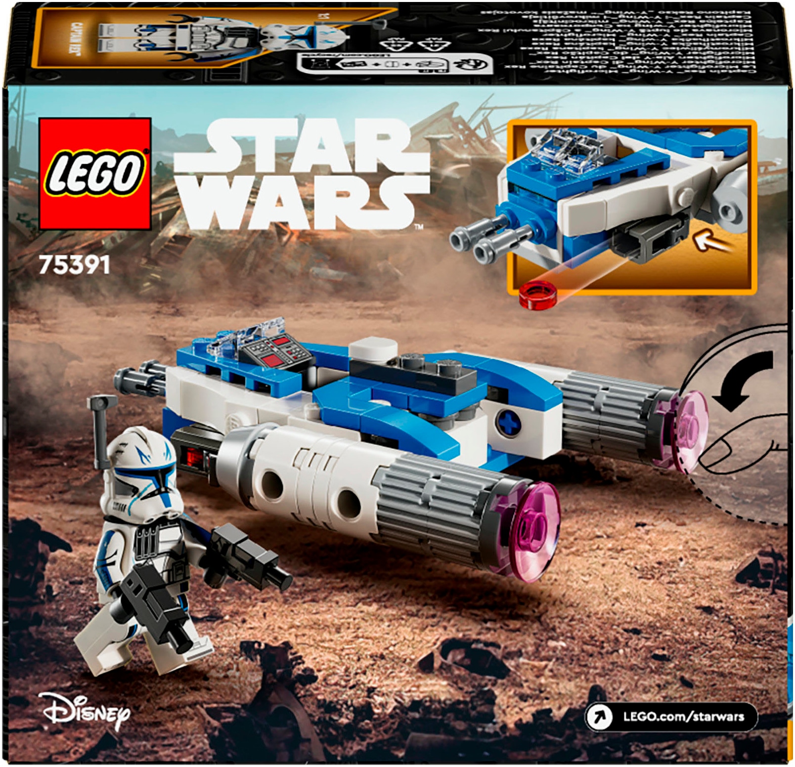 LEGO® Pions de construction »Captain Rex™ Y-Wing™ Microfighter (75391), LEGO Star Wars™« Made in Europe