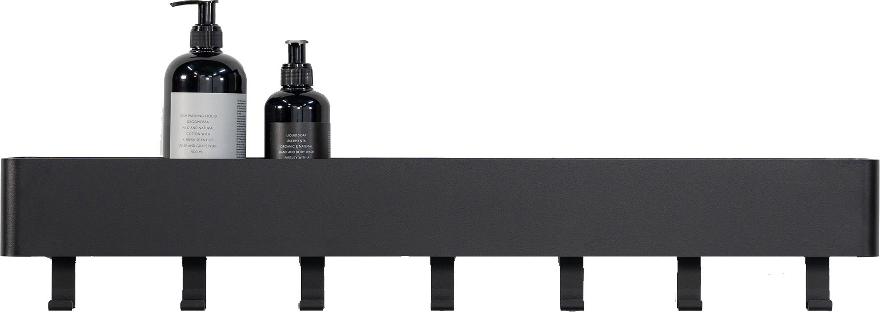Spinder Design Garderobenhaken »Multi 7« 2-in-1 Wandregal + Garderobe