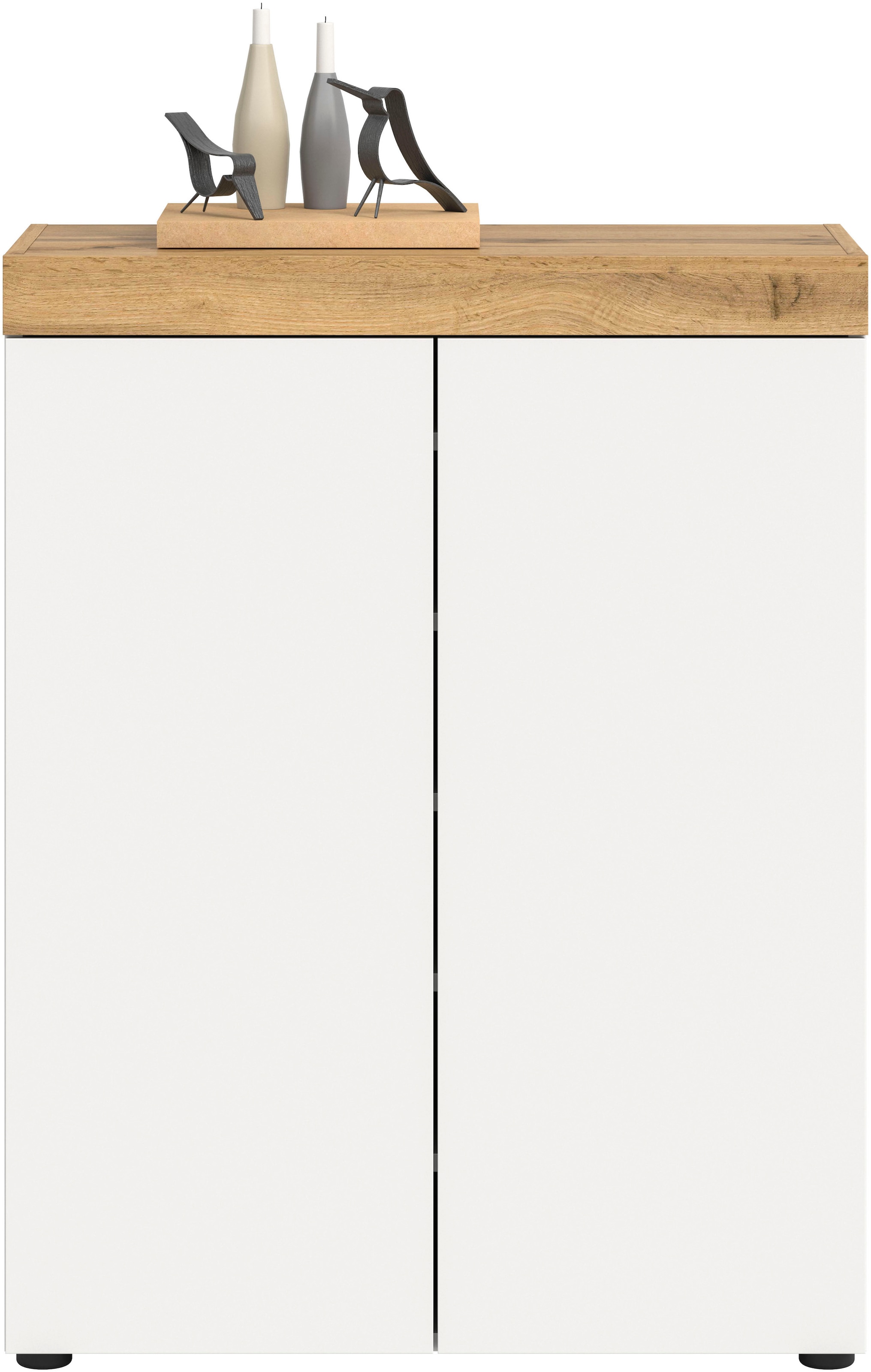 GOODproduct Schuhschrank »MAMBO, Breite 77cm, stehend & hängend, push-2-open« 2 farbige Ausführung, 1 Stk. tlg. Schuhschrank, Schuhkommode, Flur, Diele