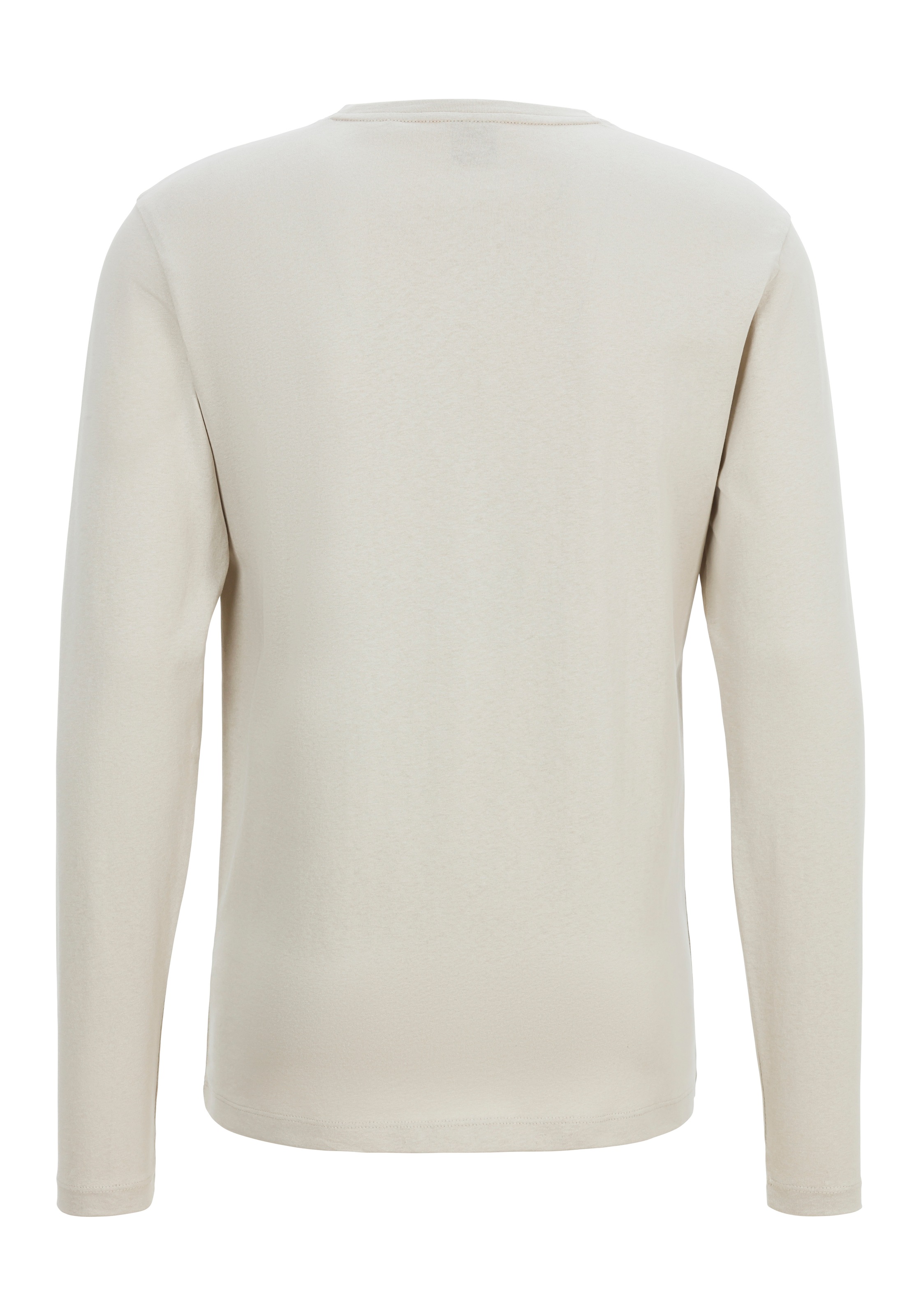 BOSS ORANGE T-shirt à manches longues »Tacks« mit Markenlogo auf der Brust