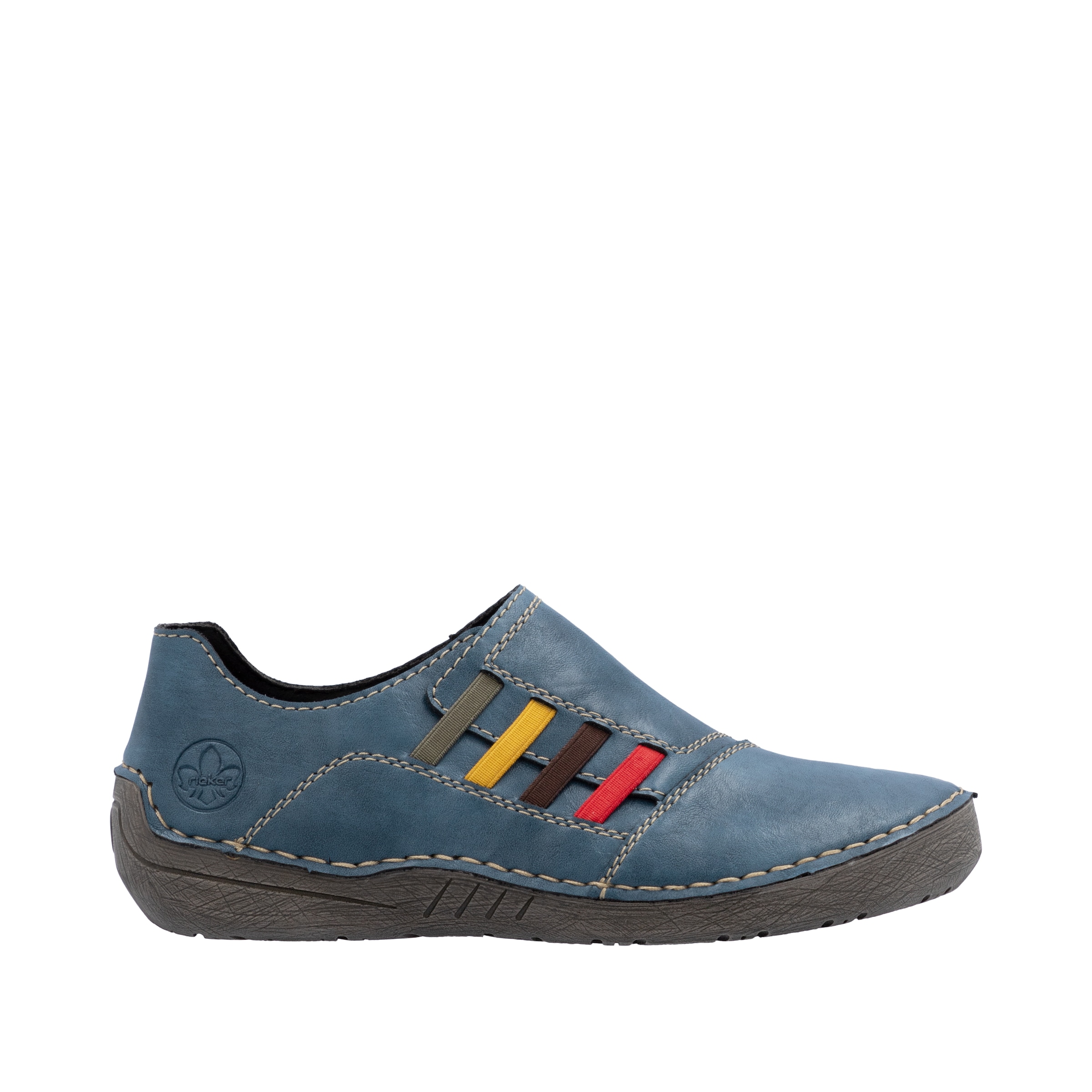 Rieker Slipper  Schlupfschuh, Slip-on Sneaker, Halbschuh mit weicher Innensohle