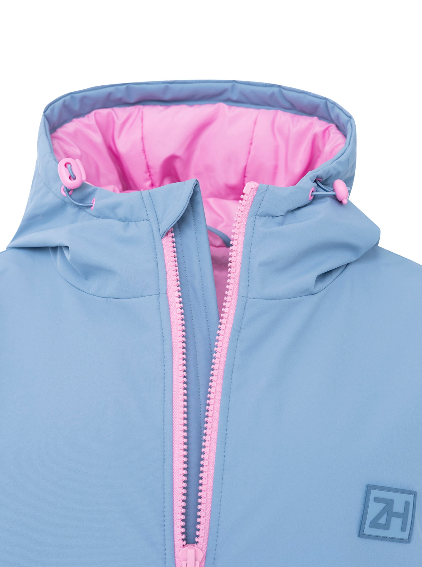 Zwillingsherz Kurzmantel »"Oversize Windjacke ZH"« Kapuze, Reissverschluss, seitliche Taschen, leicht wattiert