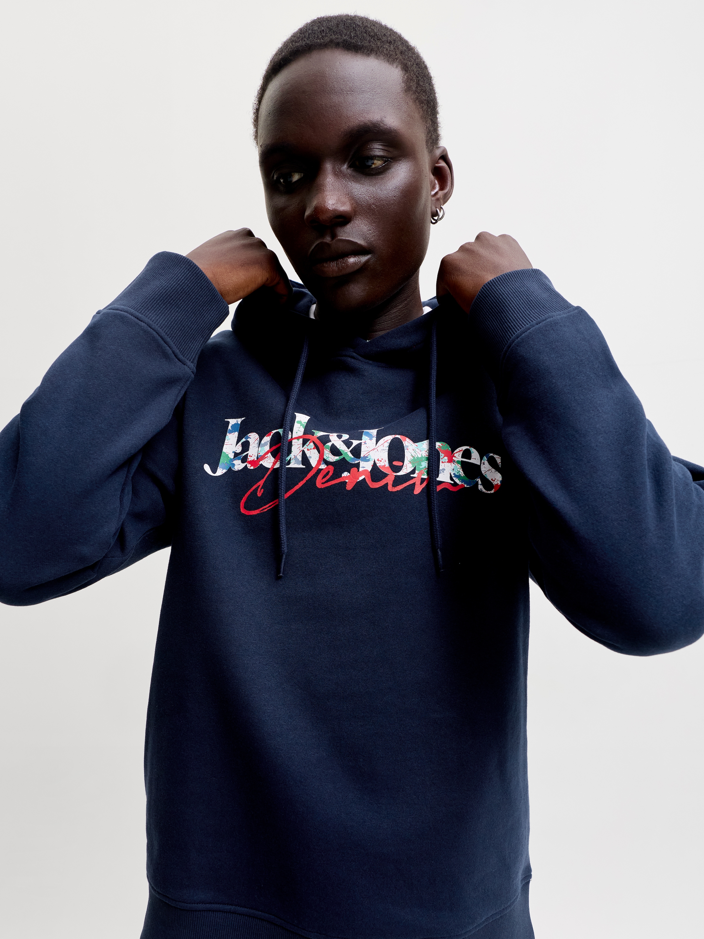 Jack & Jones Kapuzensweatshirt »JJTOM SWEAT HOOD«, Baumwollmischung,
